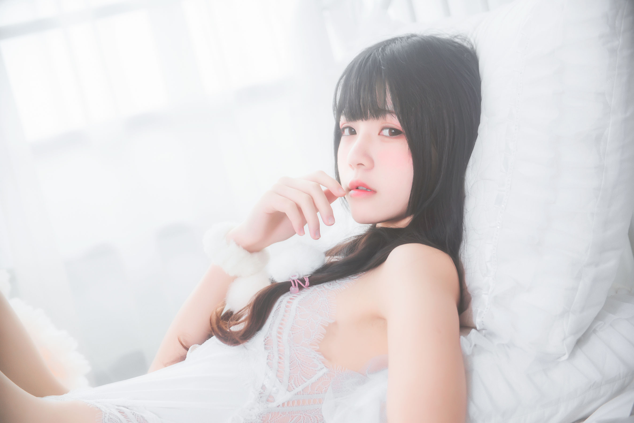 桜桃喵 冬眠系列 纯白私房