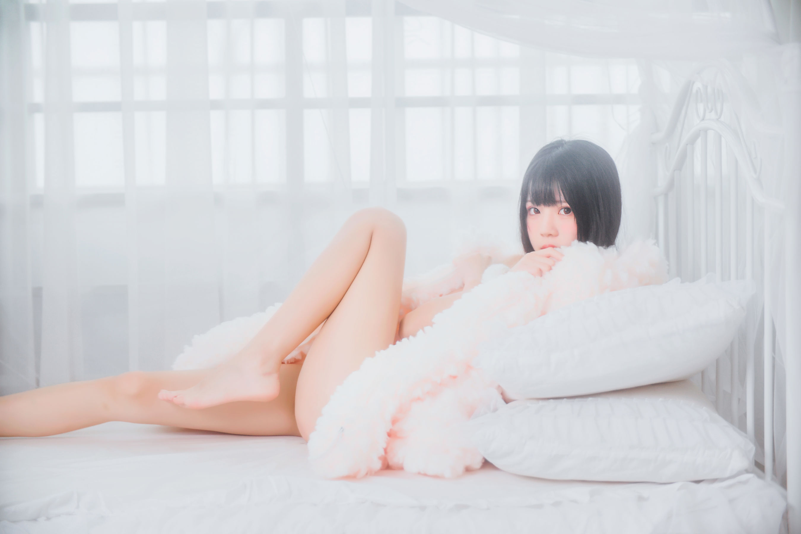 桜桃喵 冬眠系列 纯白私房