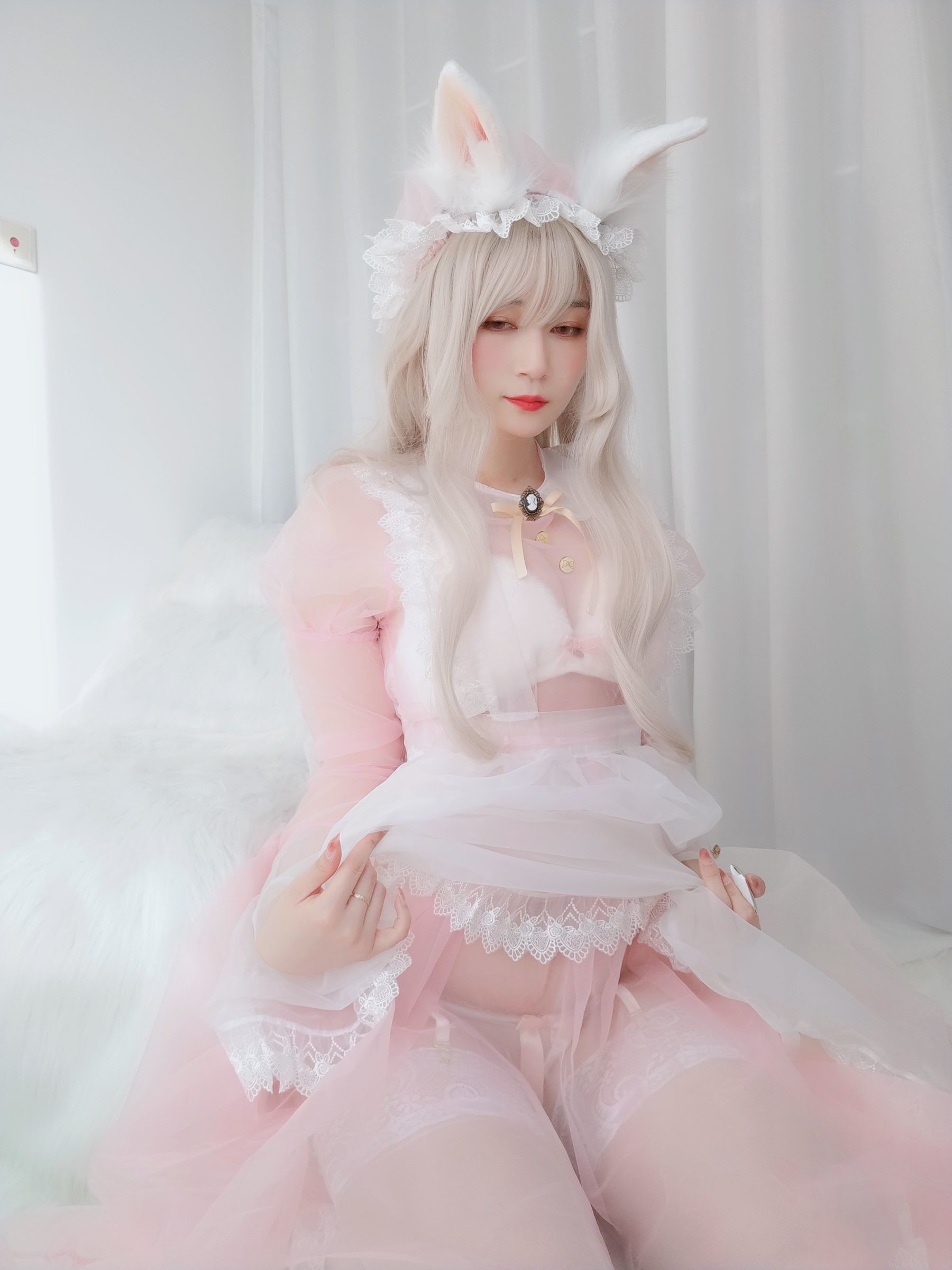 Coser小姐姐白银 女仆小兔子