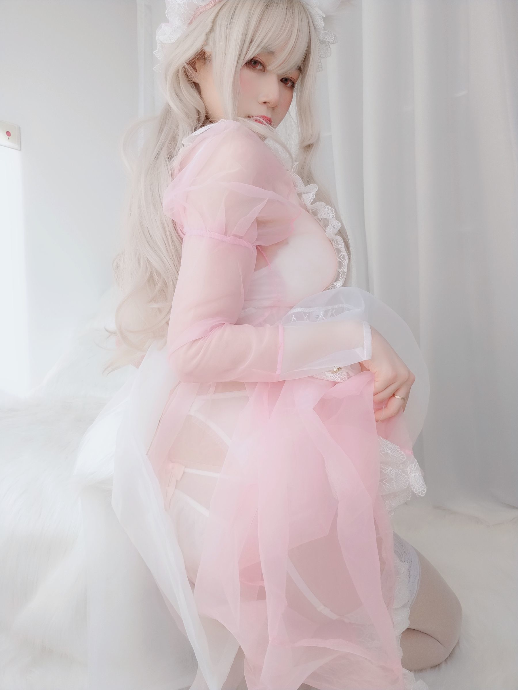 Coser小姐姐白银 女仆小兔子