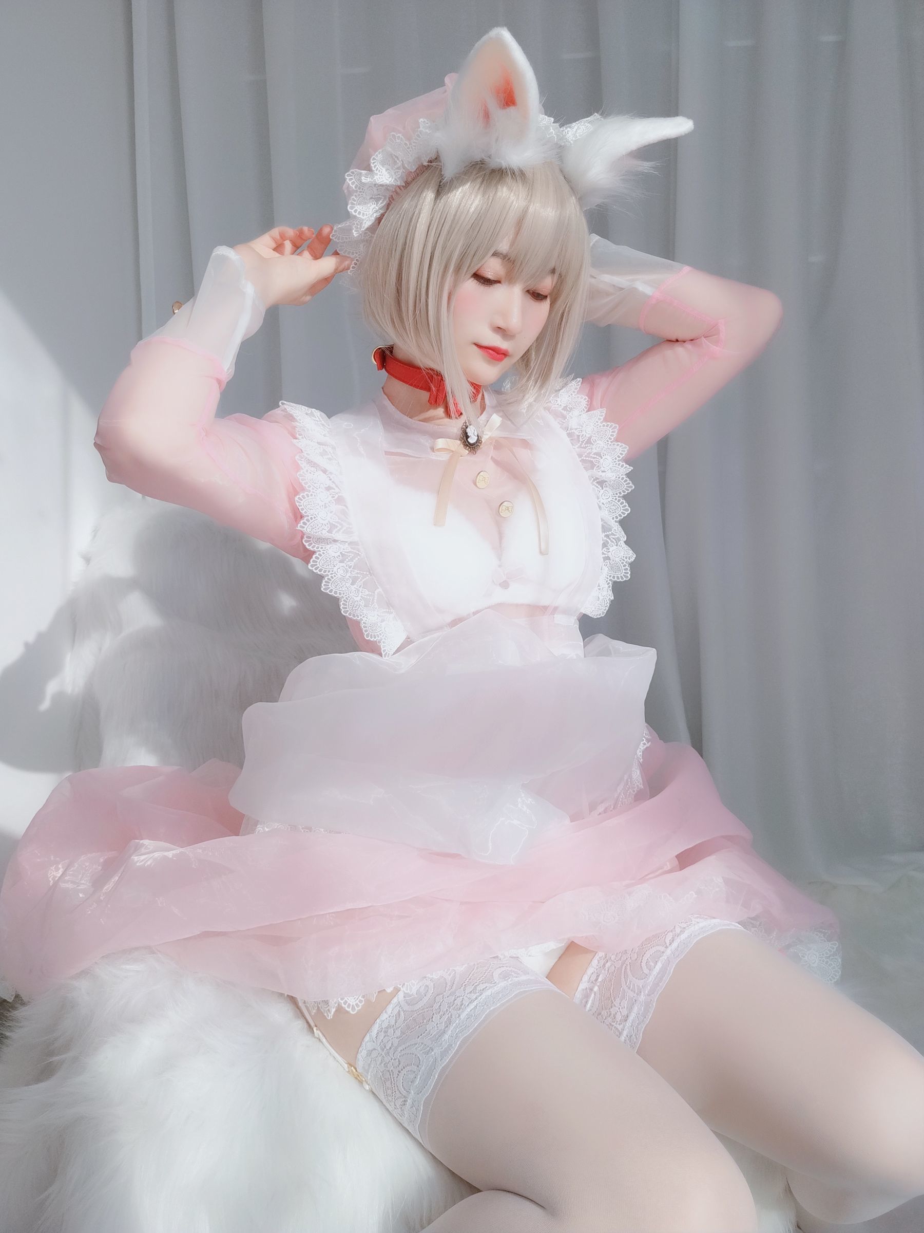 Coser小姐姐白银 女仆小兔子