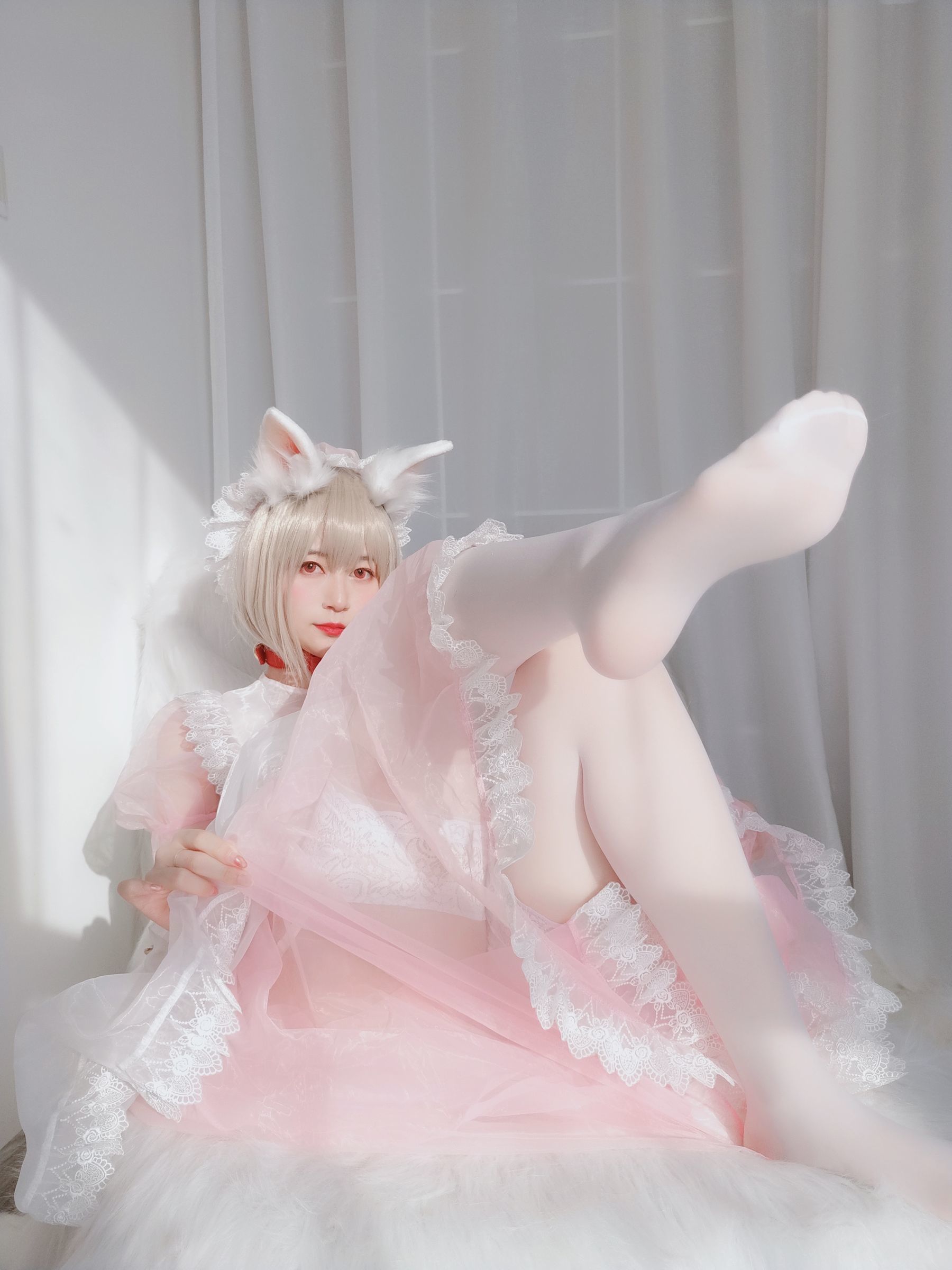 Coser小姐姐白银 女仆小兔子