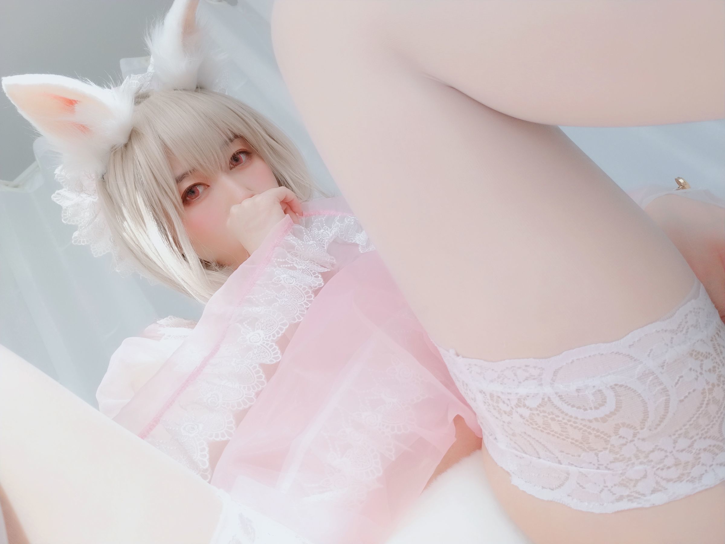 Coser小姐姐白银 女仆小兔子