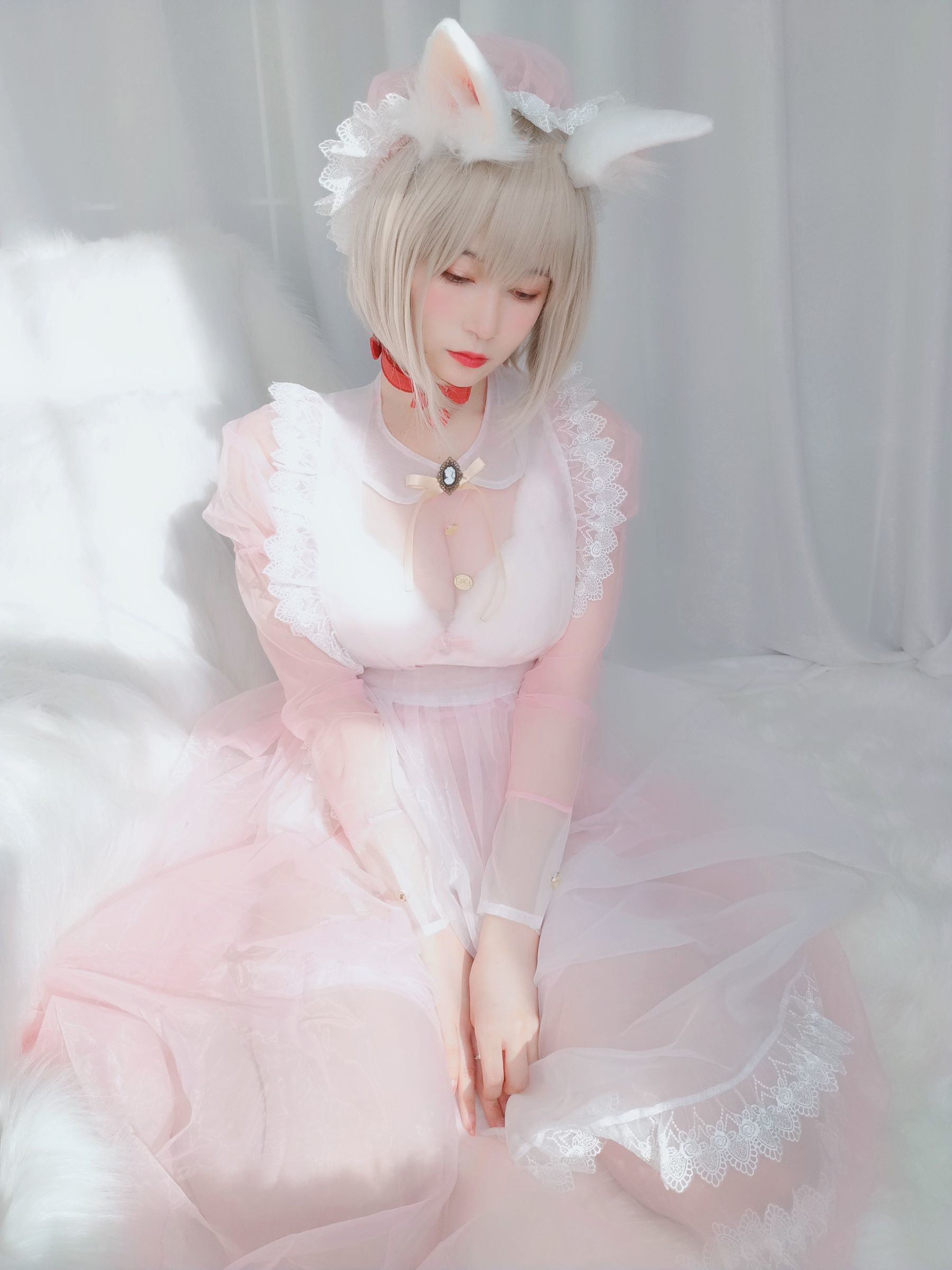 Coser小姐姐白银 女仆小兔子