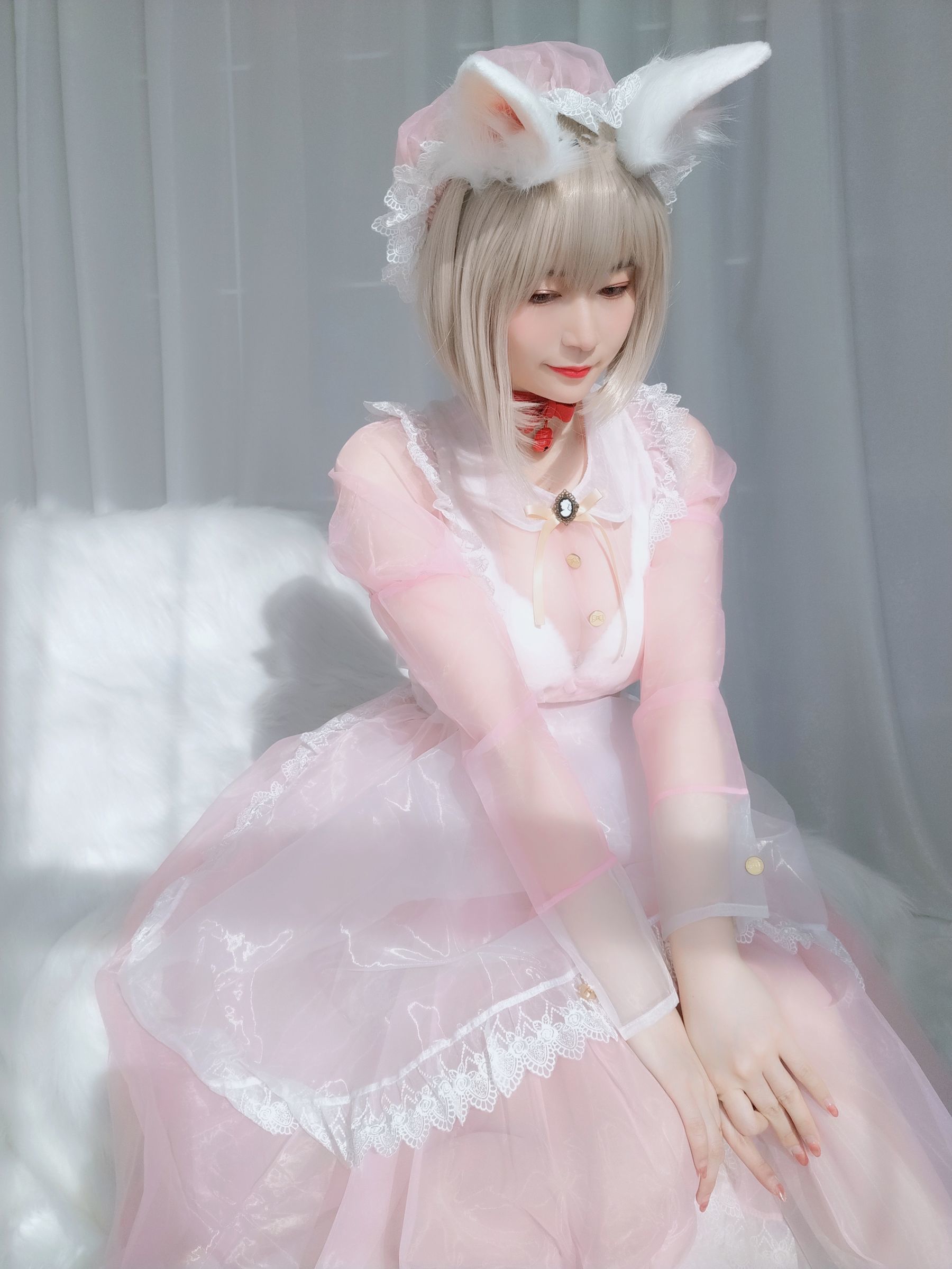 Coser小姐姐白银 女仆小兔子