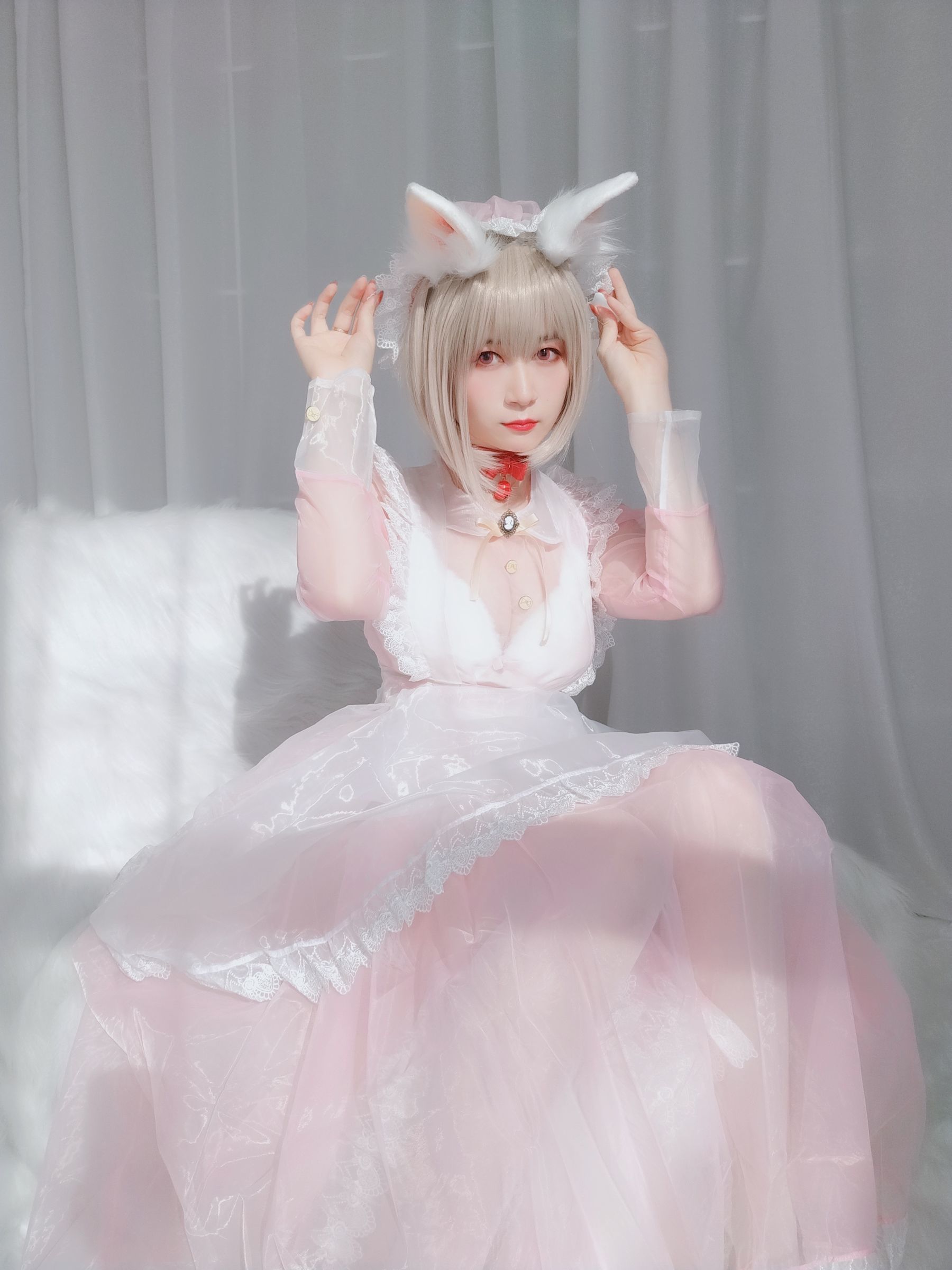 Coser小姐姐白银 女仆小兔子