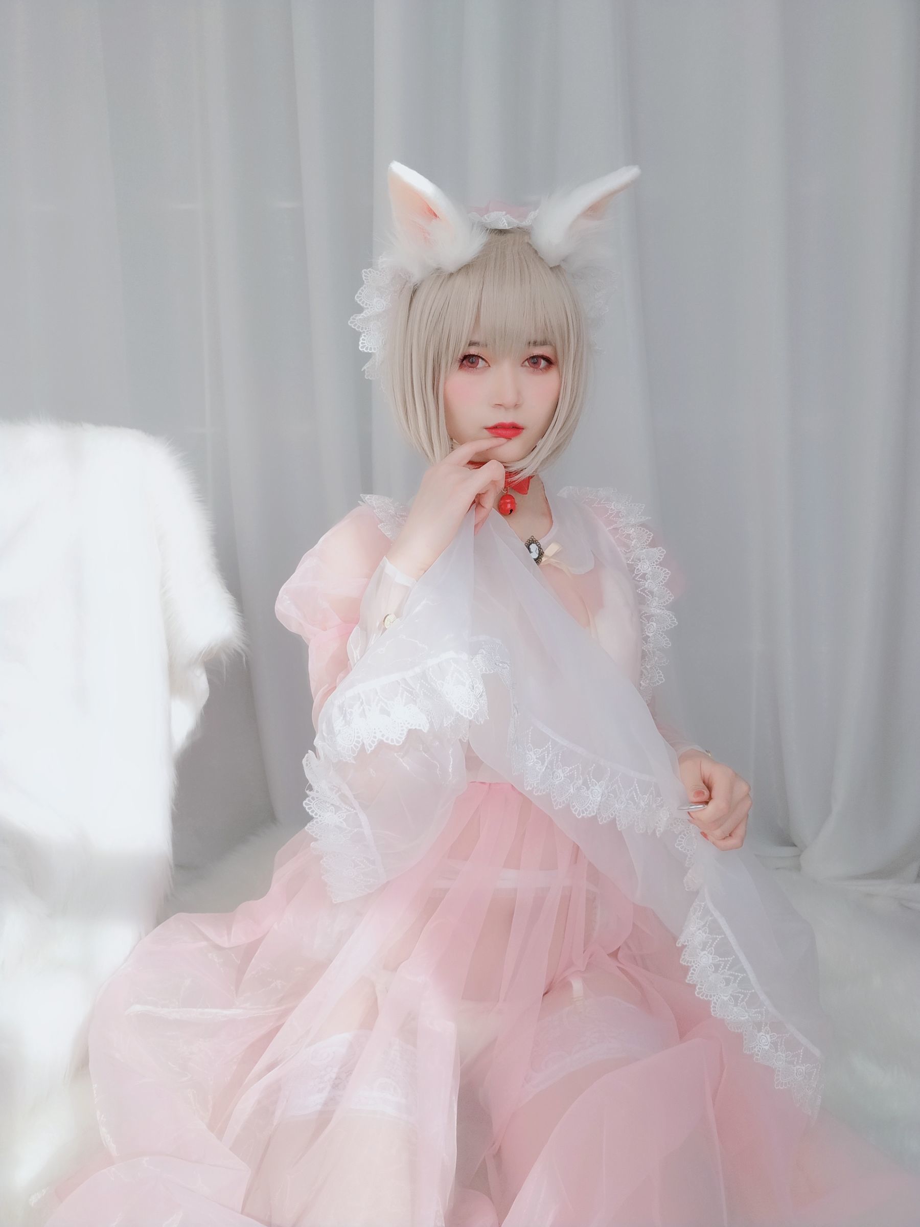 Coser小姐姐白银 女仆小兔子