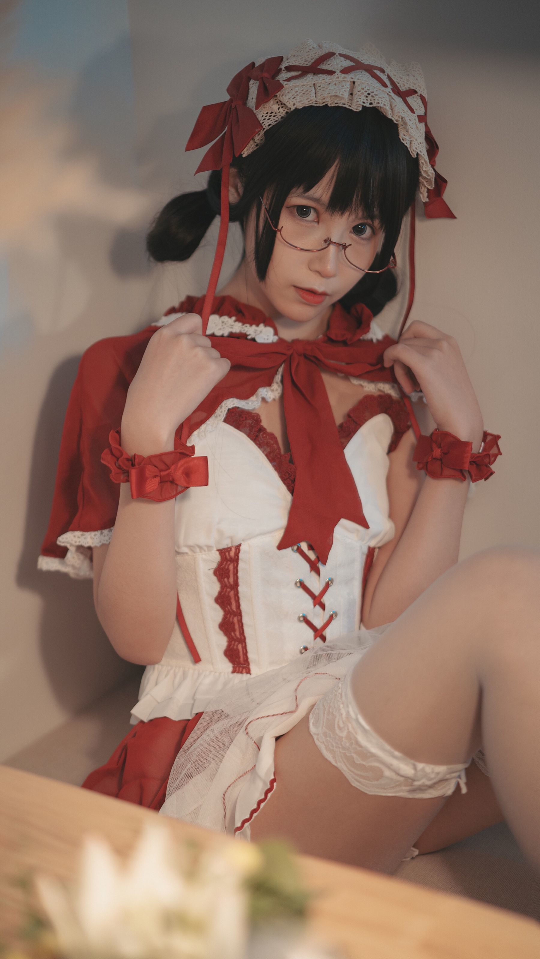 COSER美女逐月su 小红帽