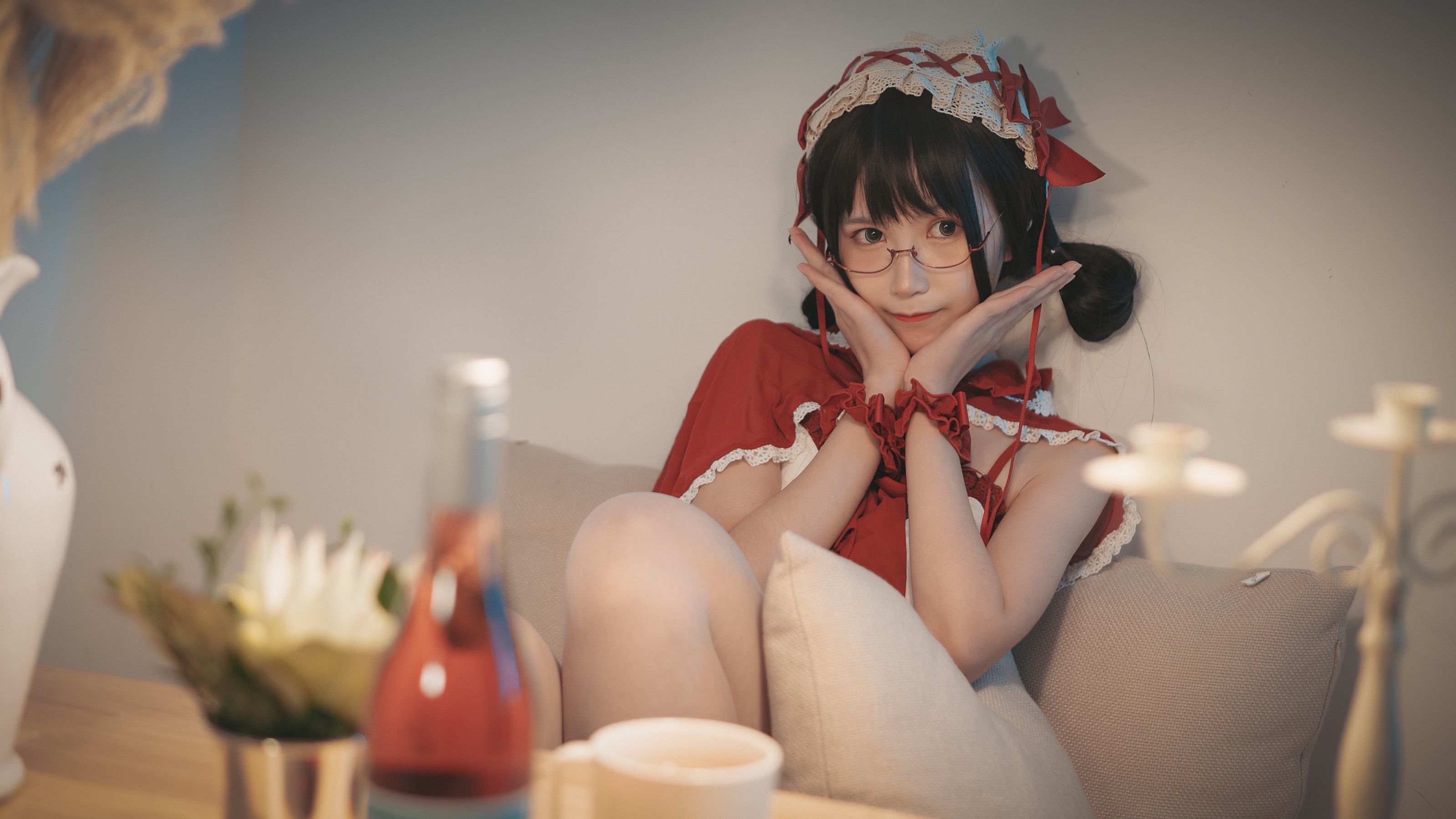 COSER美女逐月su 小红帽
