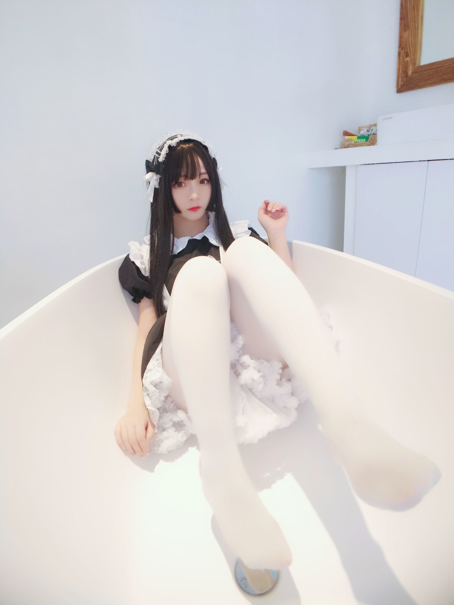 二次元美女古川kagura 黑白女仆