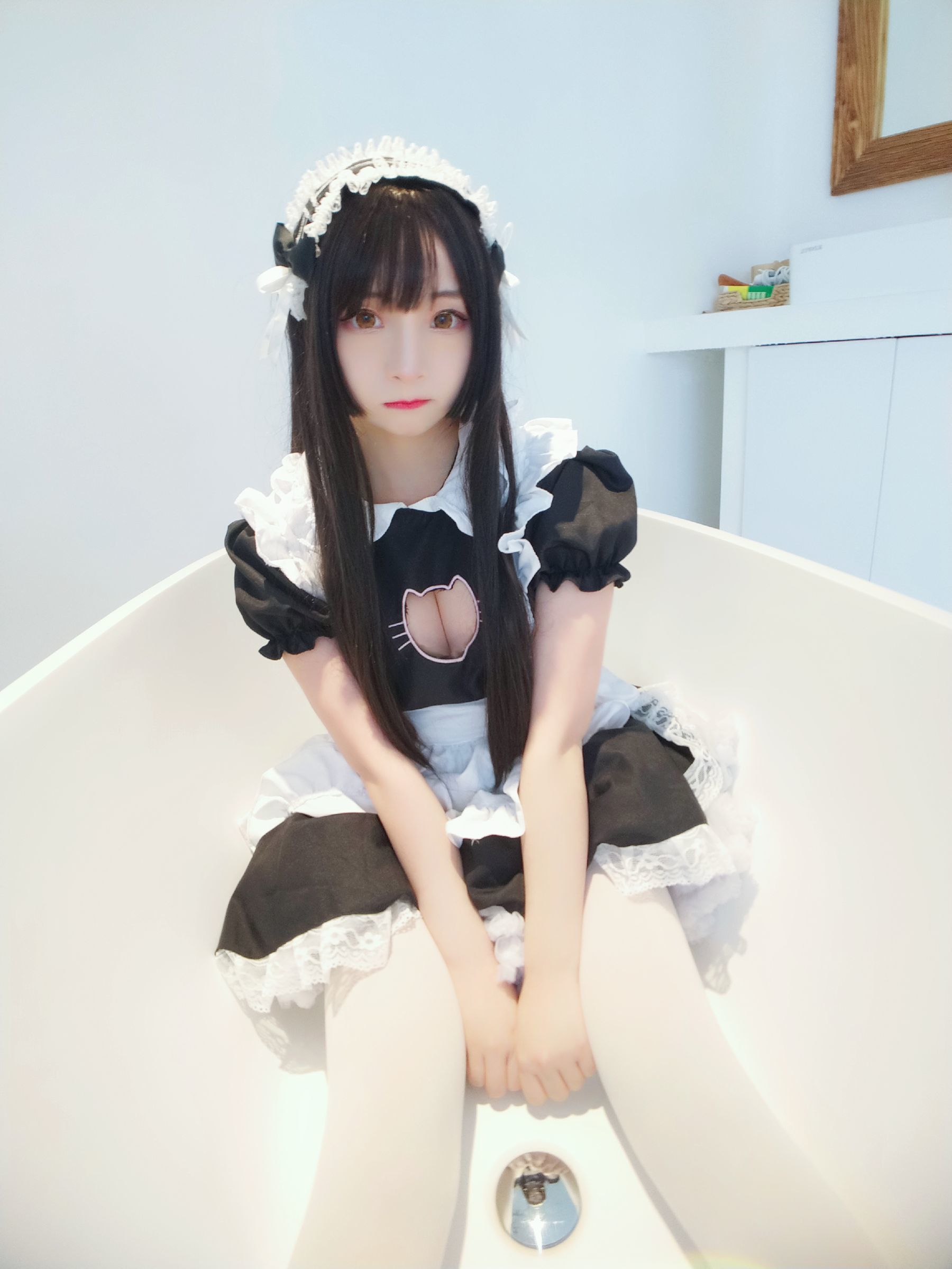 二次元美女古川kagura 黑白女仆