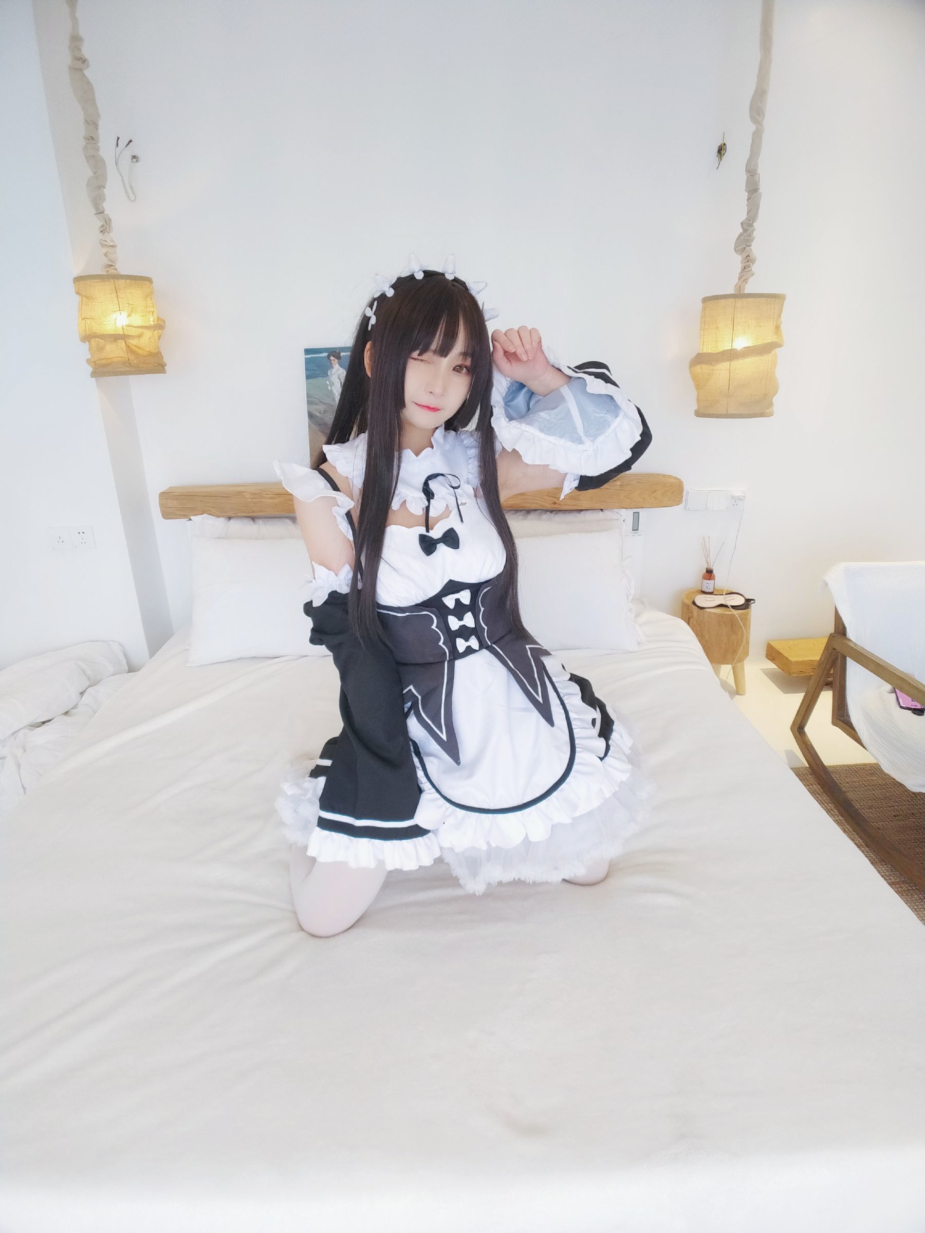 二次元美女古川kagura 黑白女仆