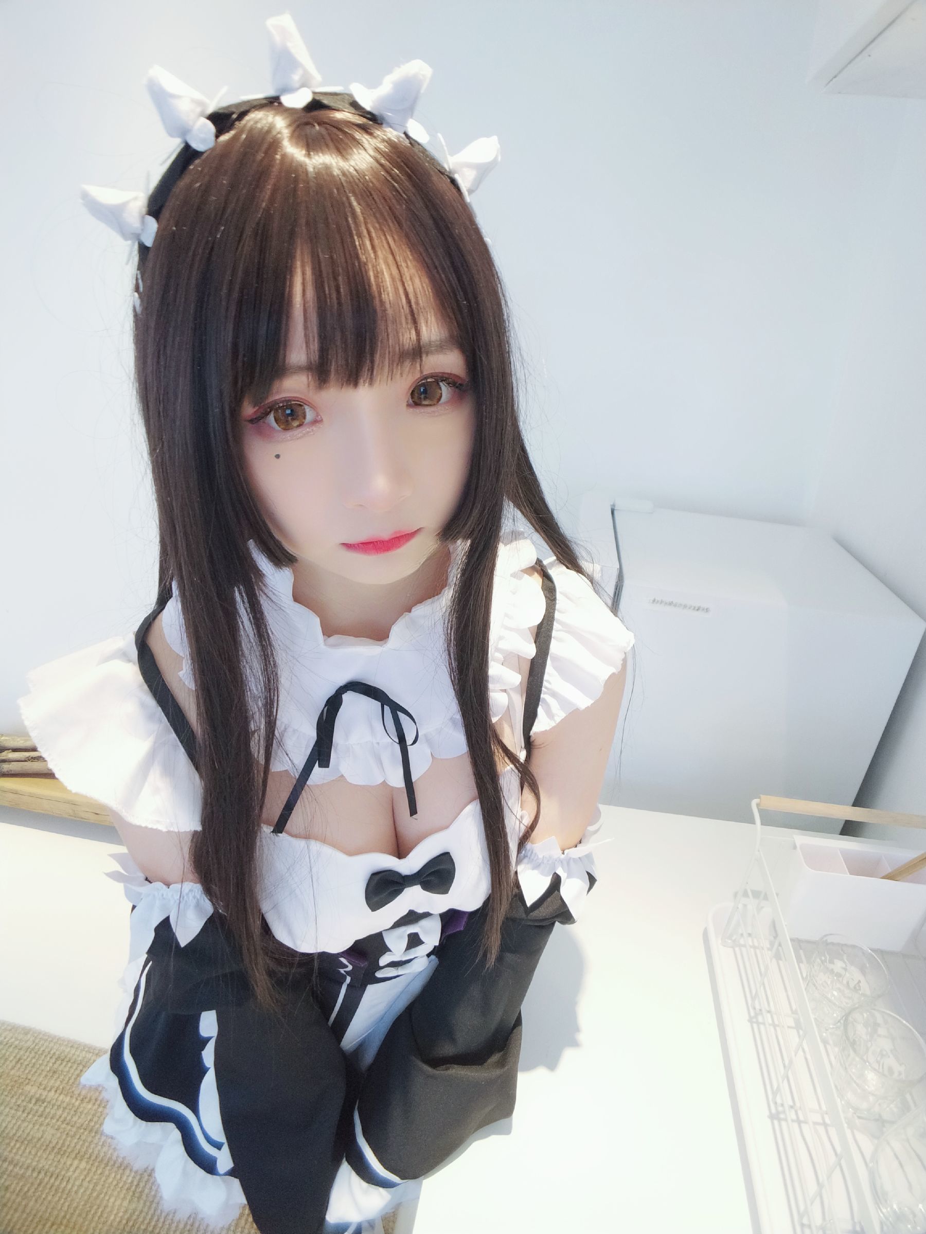 二次元美女古川kagura 黑白女仆