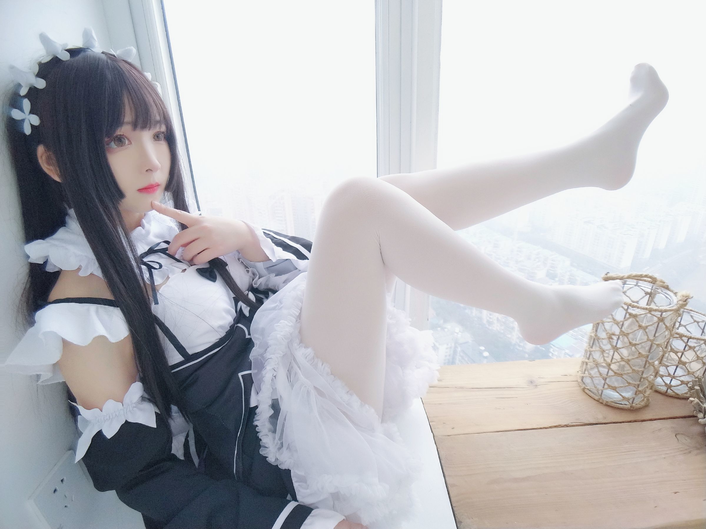 二次元美女古川kagura 黑白女仆
