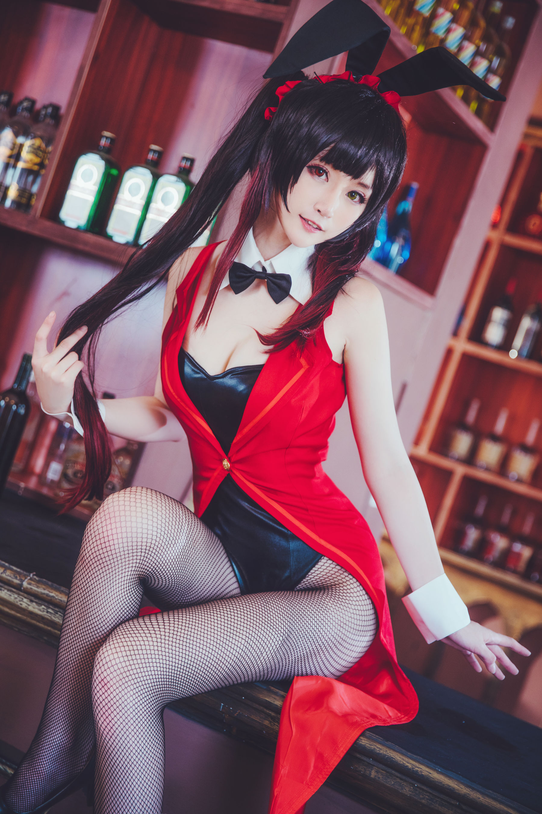 萌宠博主yui金鱼 狂三兔女郎