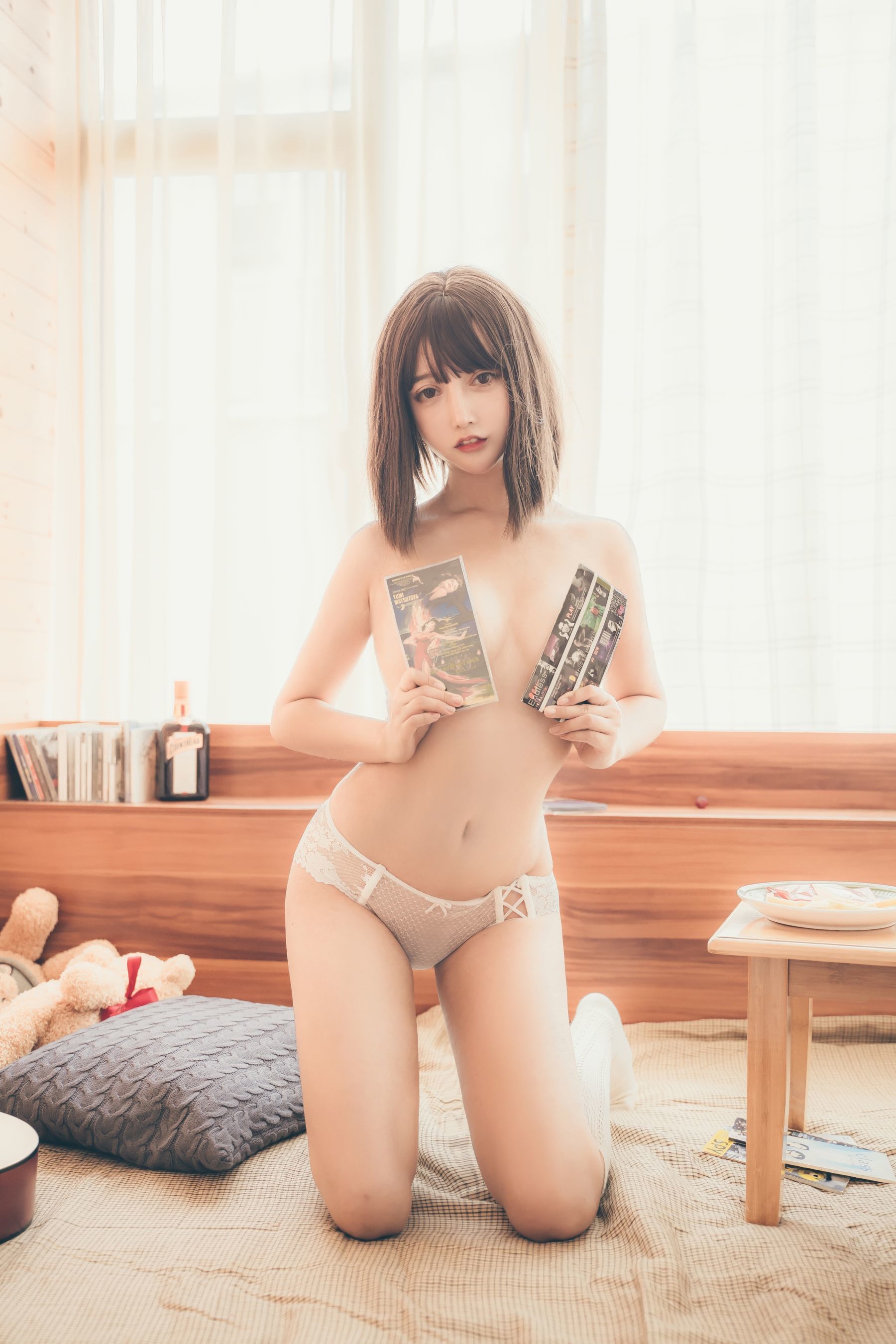 斗鱼米线线sama写真 复古性感