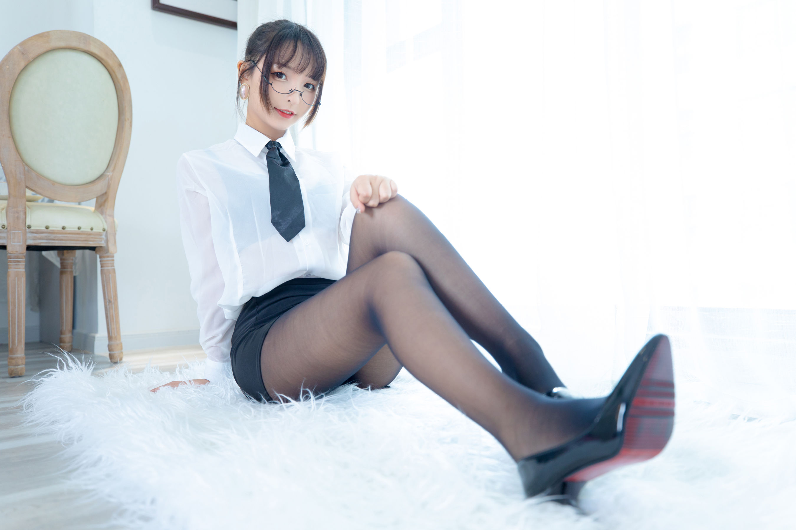 萝莉神楽板真冬 ホワイトオフィス