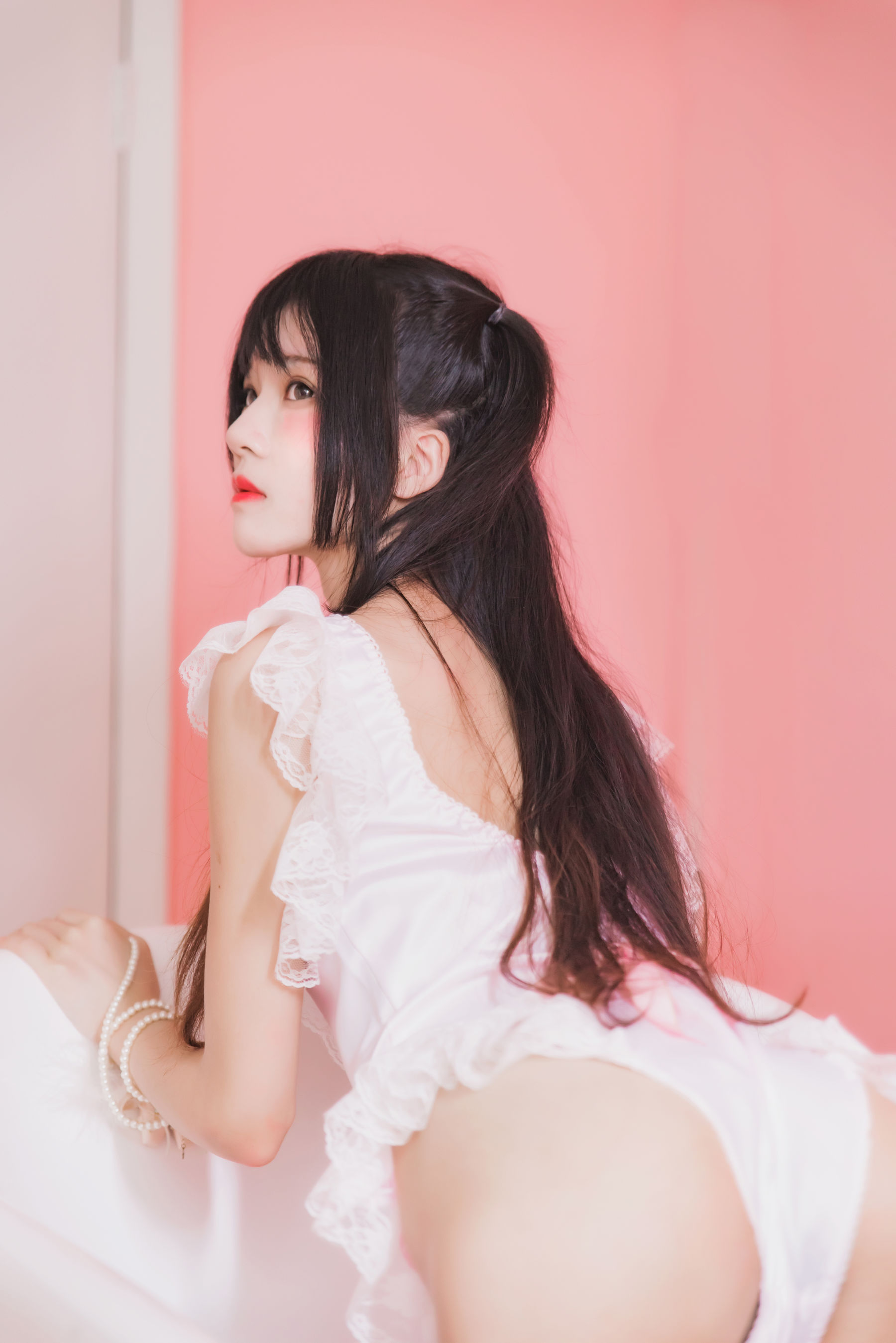 桜桃喵 冬眠系列 粉色浴缸