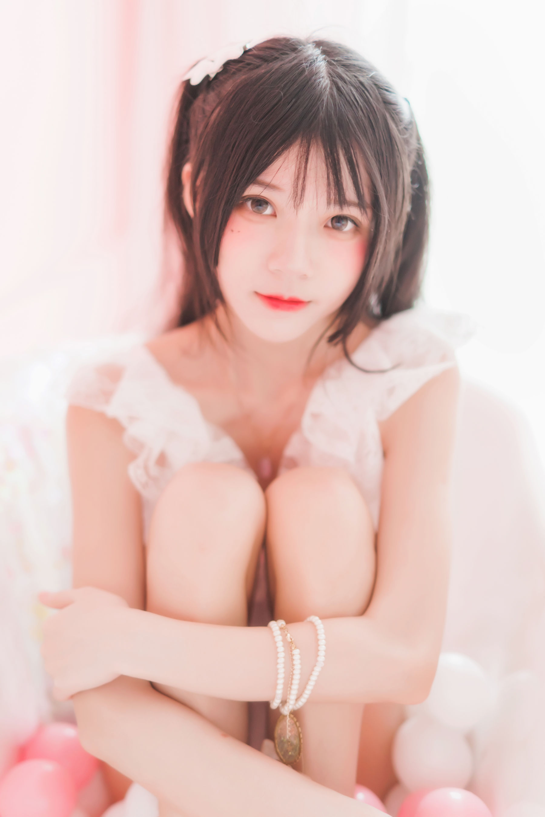 桜桃喵 冬眠系列 粉色浴缸
