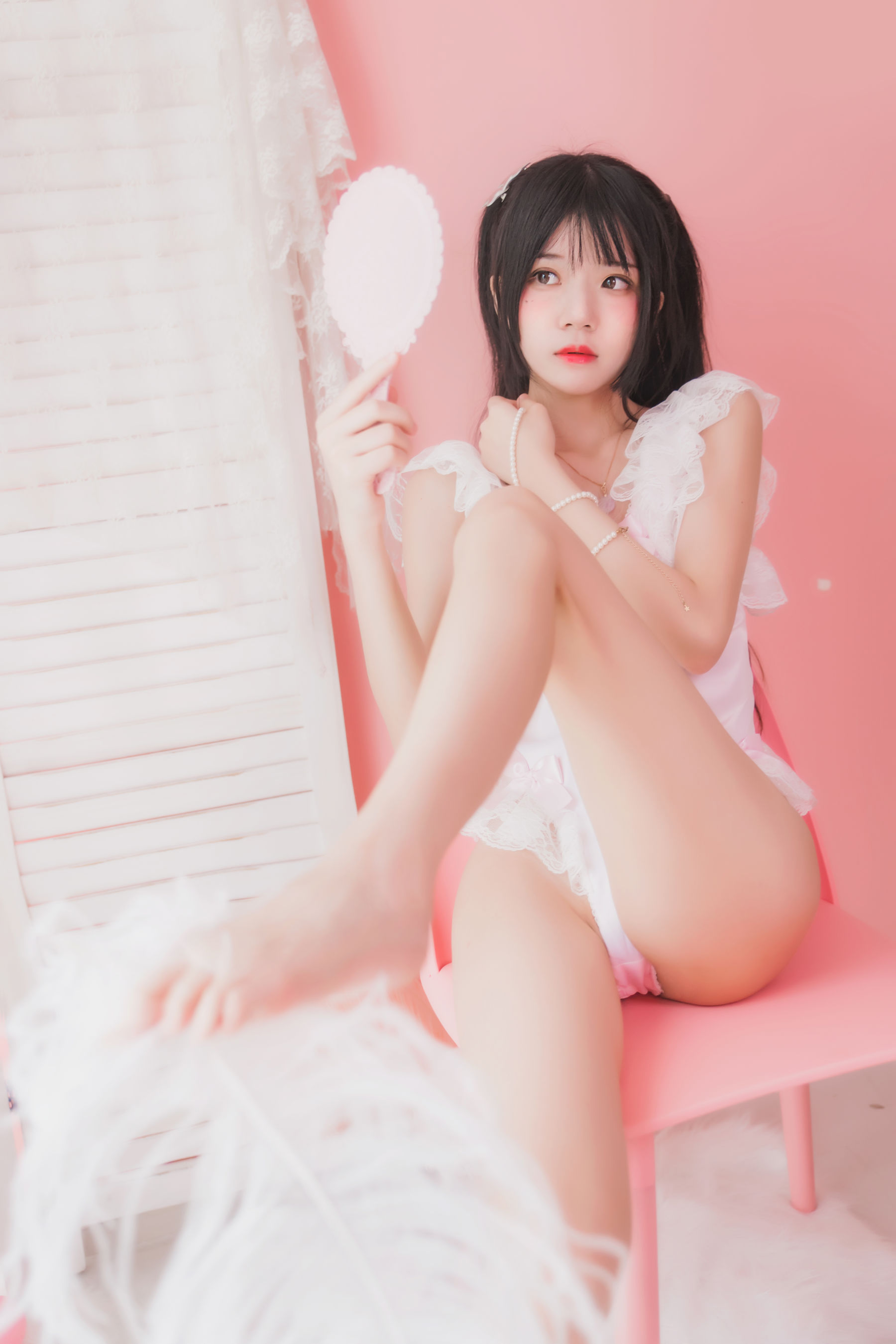 桜桃喵 冬眠系列 粉色浴缸