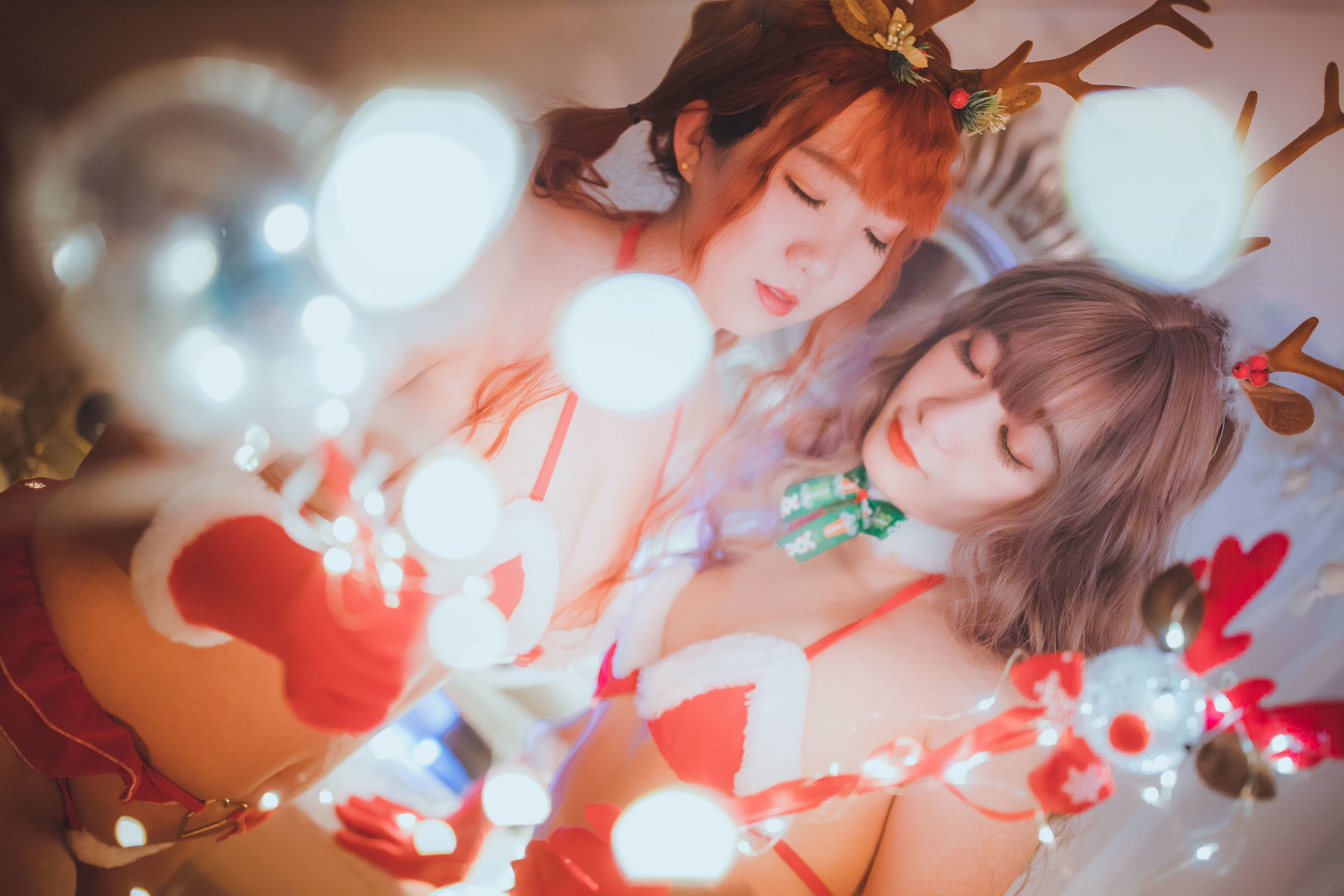 甜糖大魔王g&妖时雨harukaze 圣诞恋歌双人麋鹿