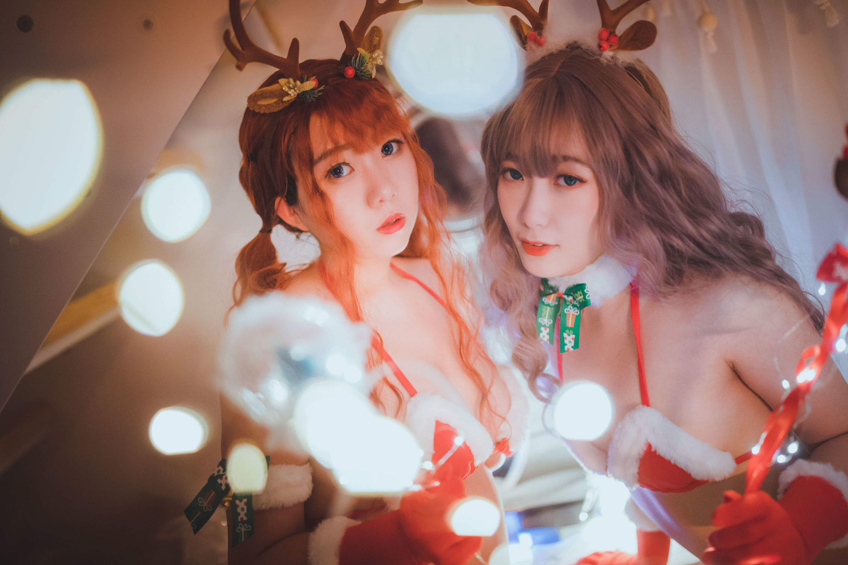 甜糖大魔王g&妖时雨harukaze 圣诞恋歌双人麋鹿