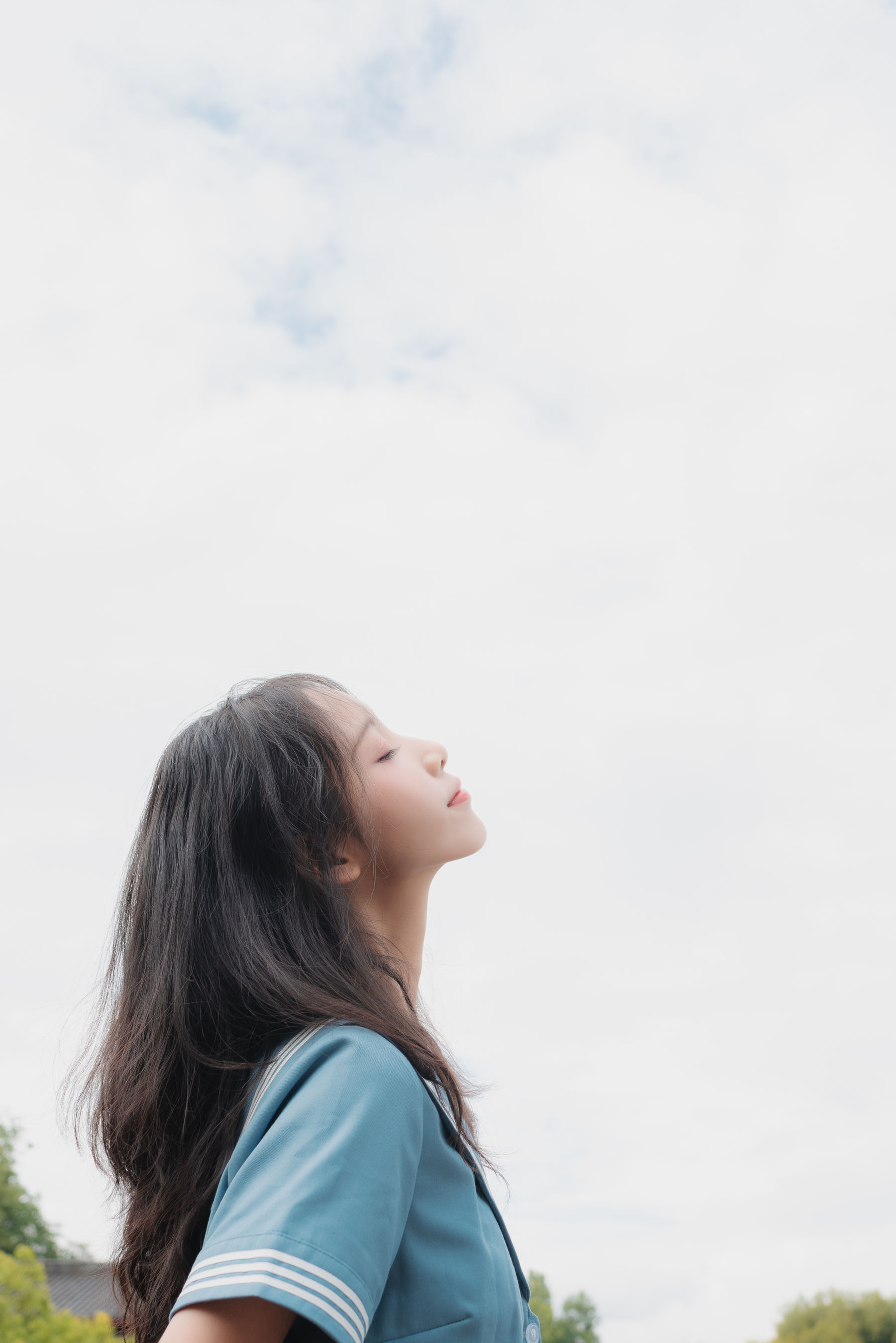 清纯妹子西瓜 丽江写真JK户外