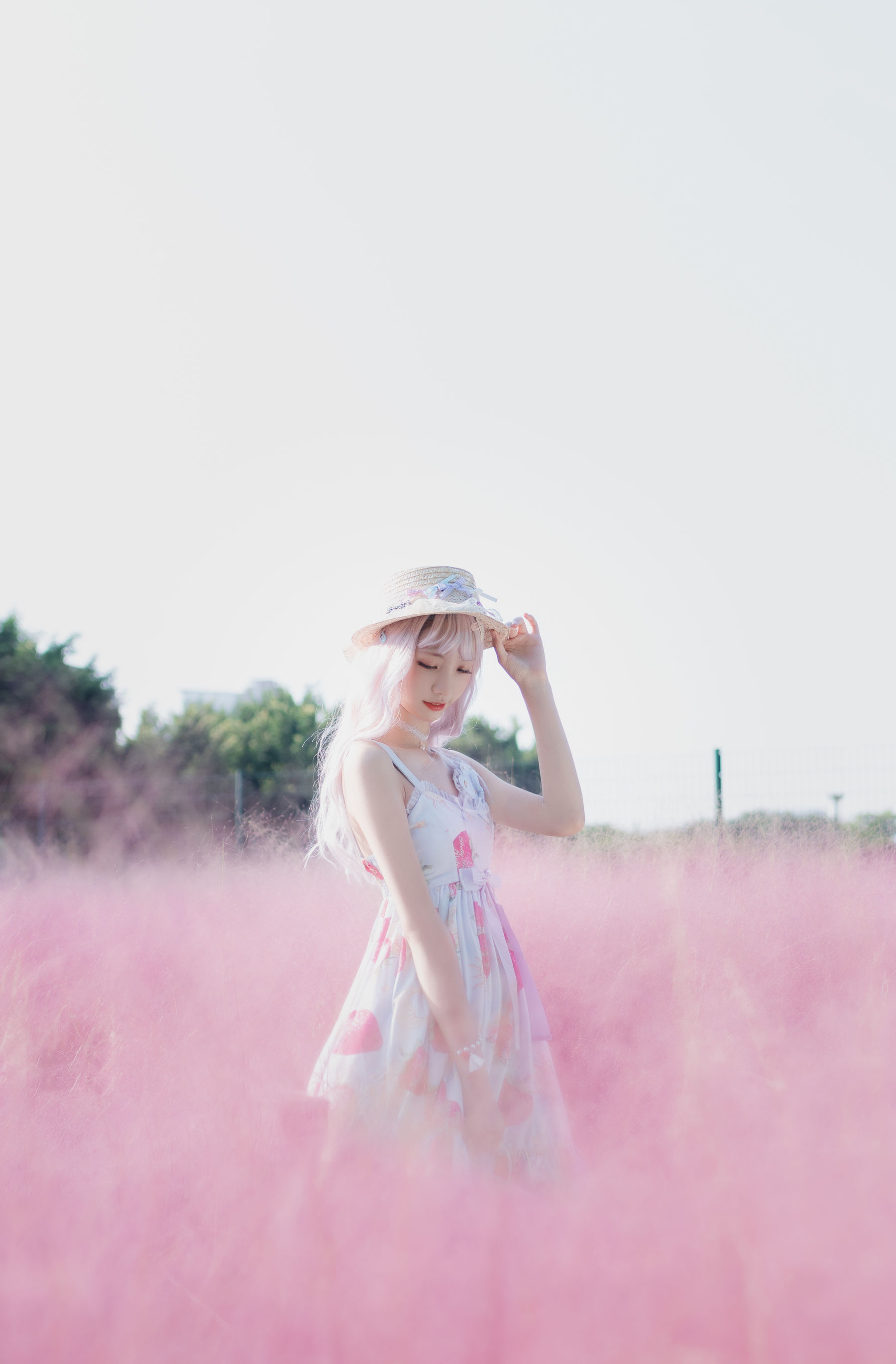 清纯妹子西瓜 粉草
