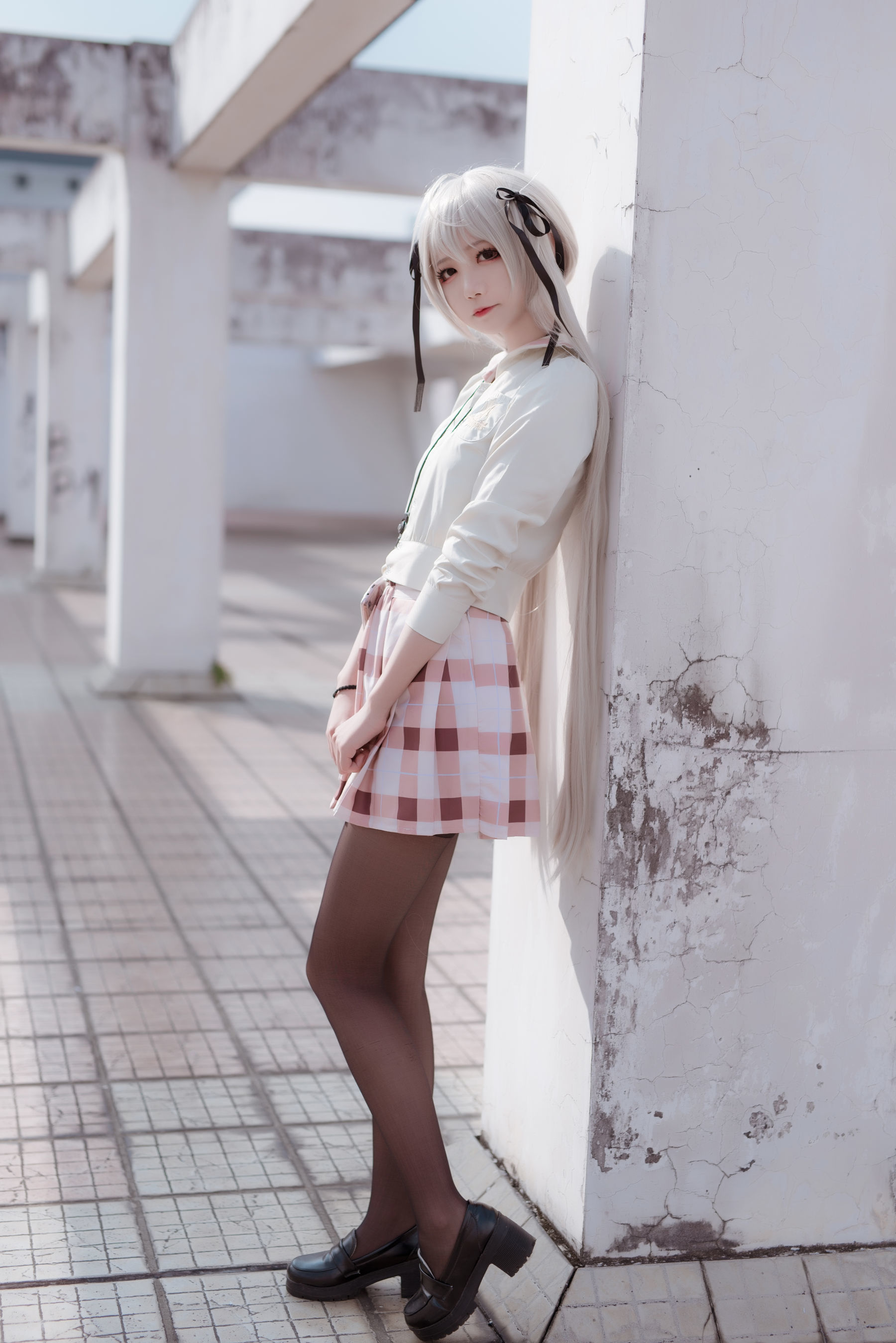 清纯少女五更百鬼 校服穹