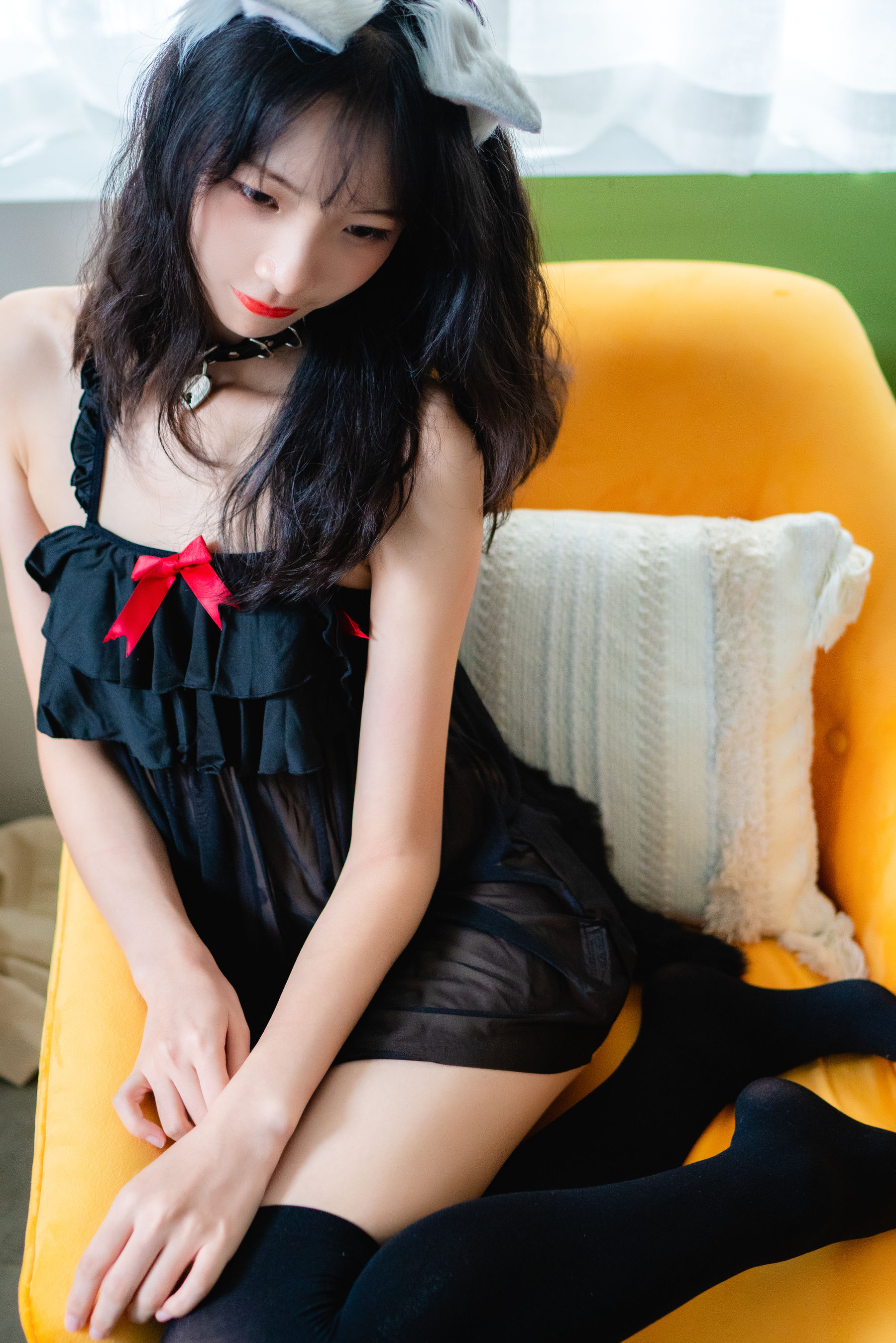 清纯妹子西瓜 猫尾私房