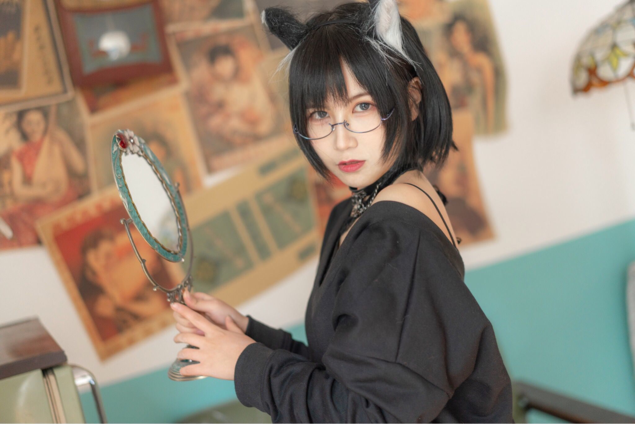 COSER美女逐月su 日常猫娘