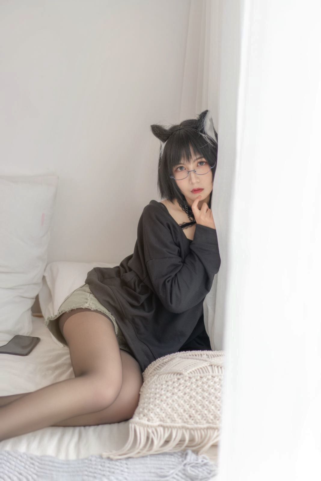 COSER美女逐月su 日常猫娘
