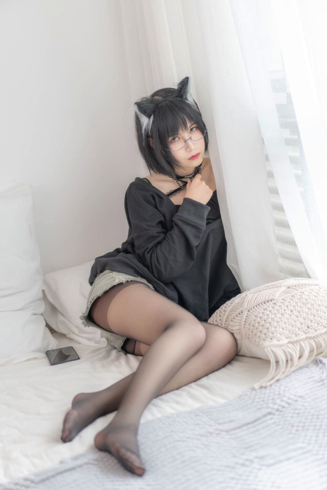 COSER美女逐月su 日常猫娘