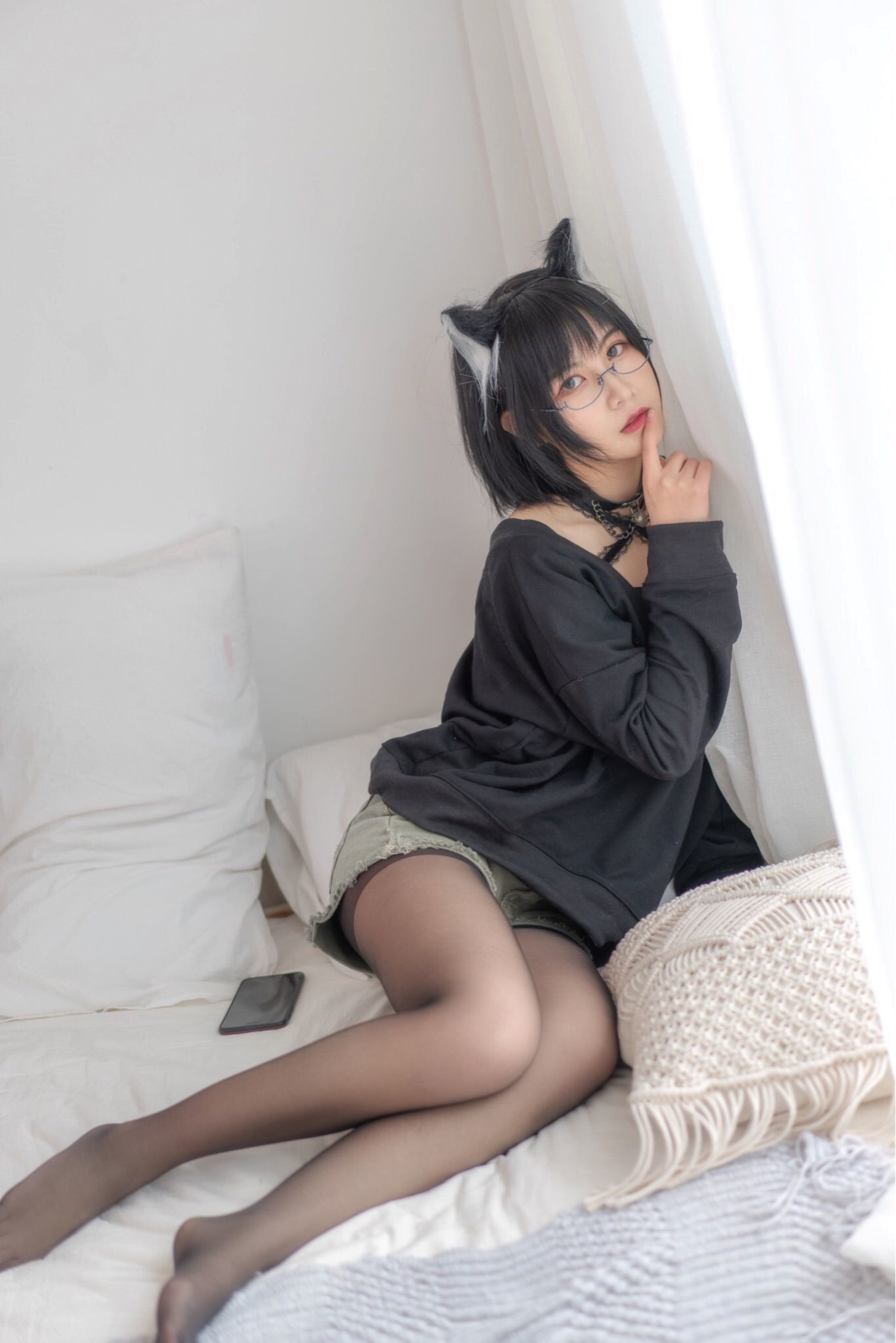 COSER美女逐月su 日常猫娘