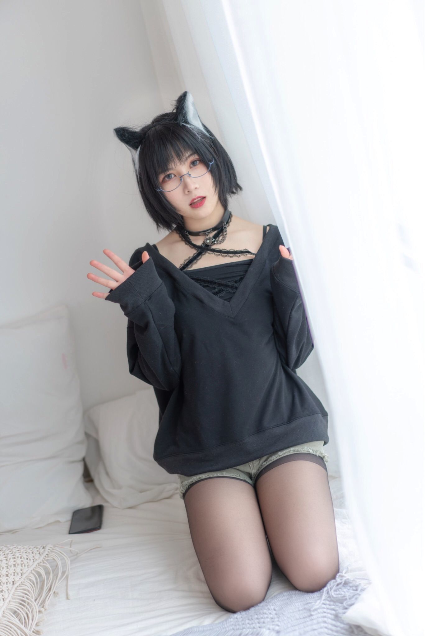 COSER美女逐月su 日常猫娘