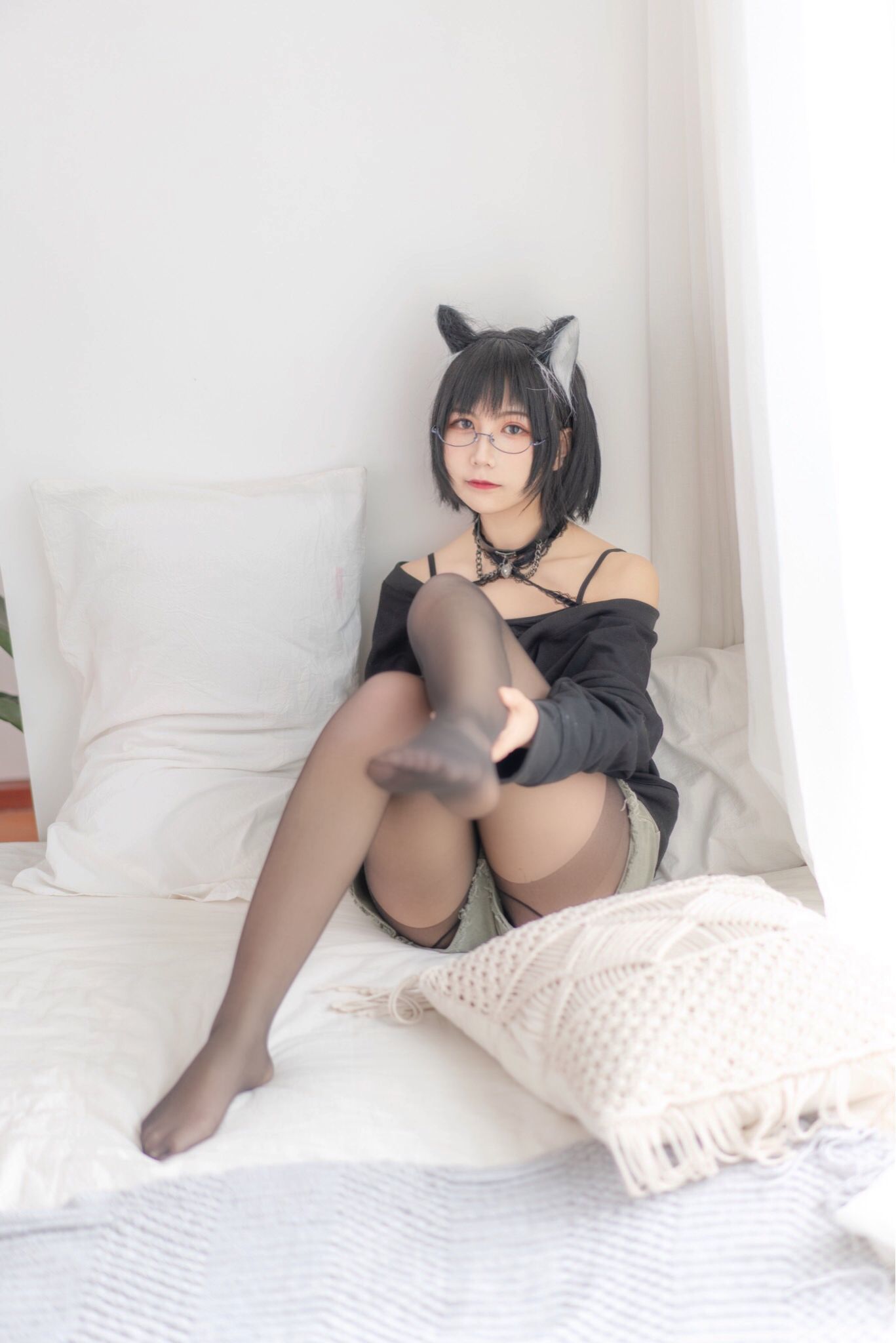 COSER美女逐月su 日常猫娘