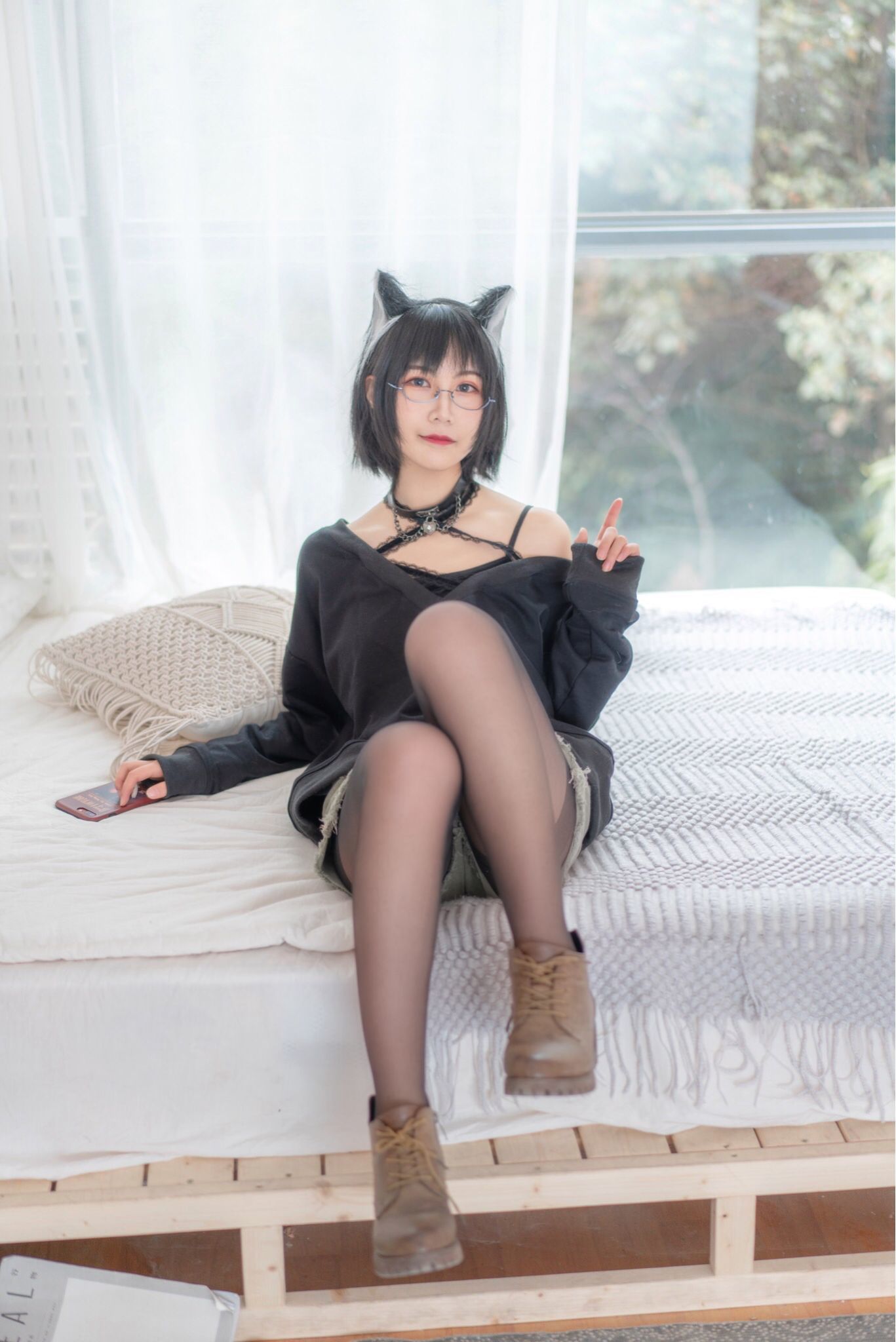 COSER美女逐月su 日常猫娘
