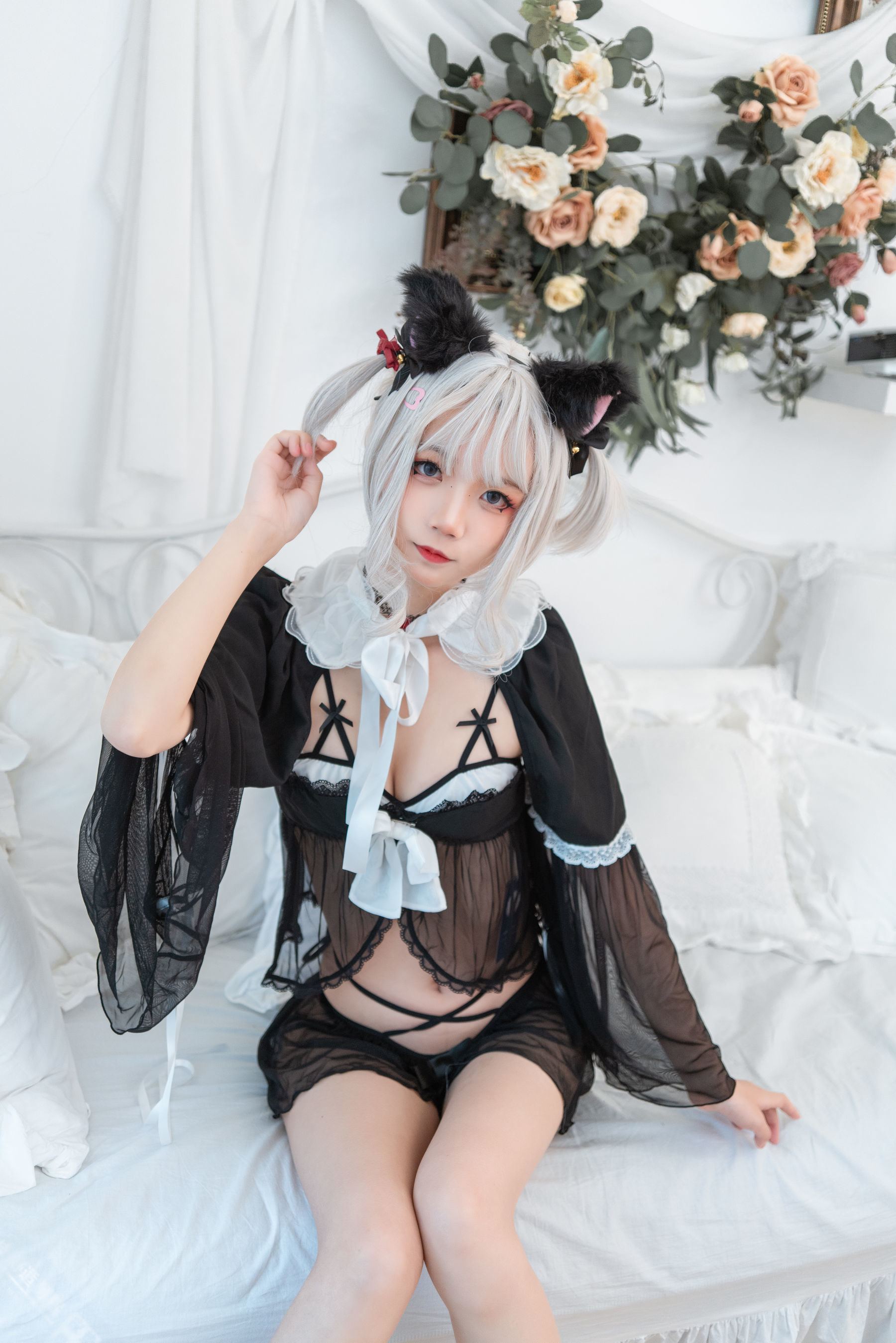 清纯少女五更百鬼 性感猫娘