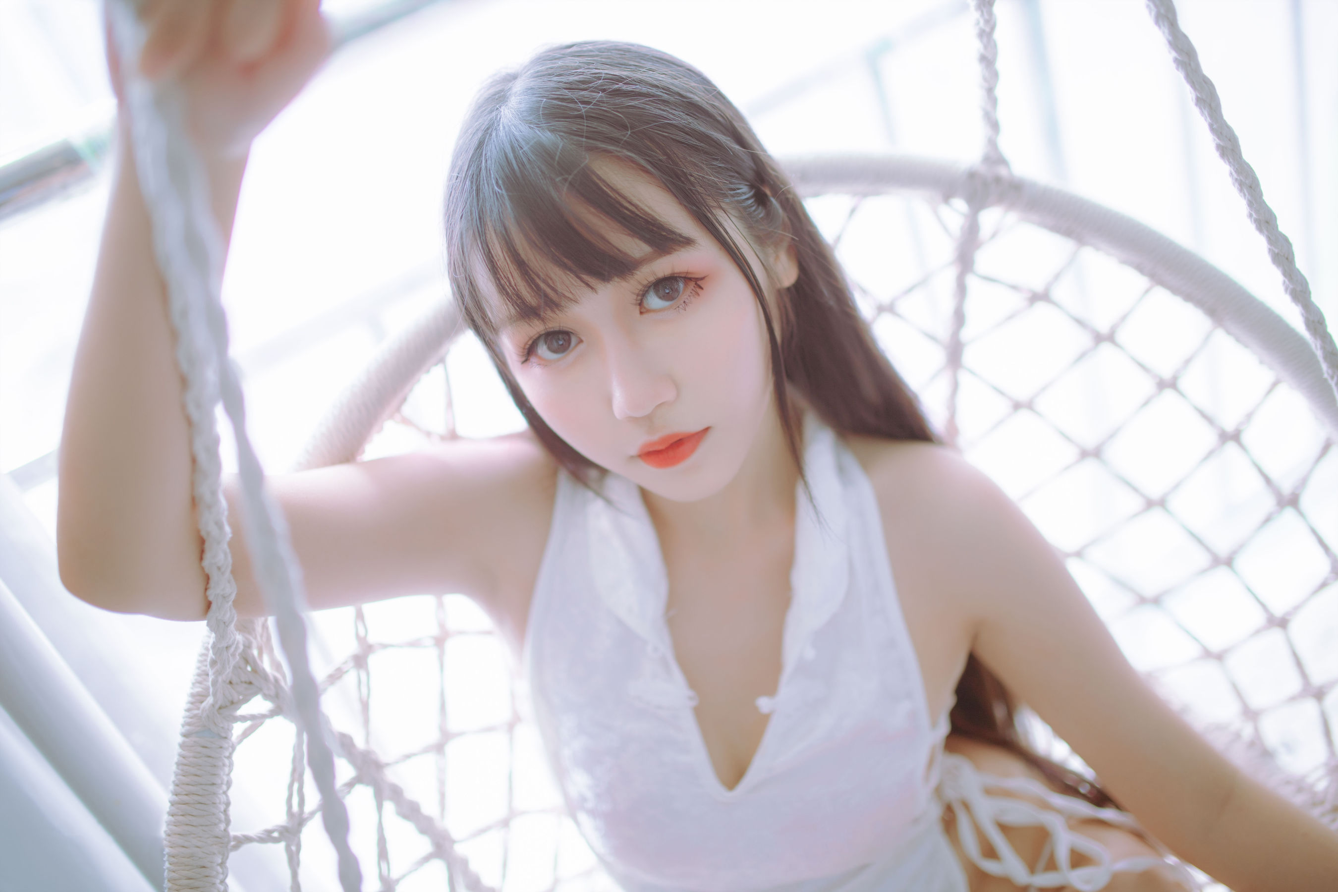 抖娘-利世图集 抖娘×不呆猫 黑白旗袍双子