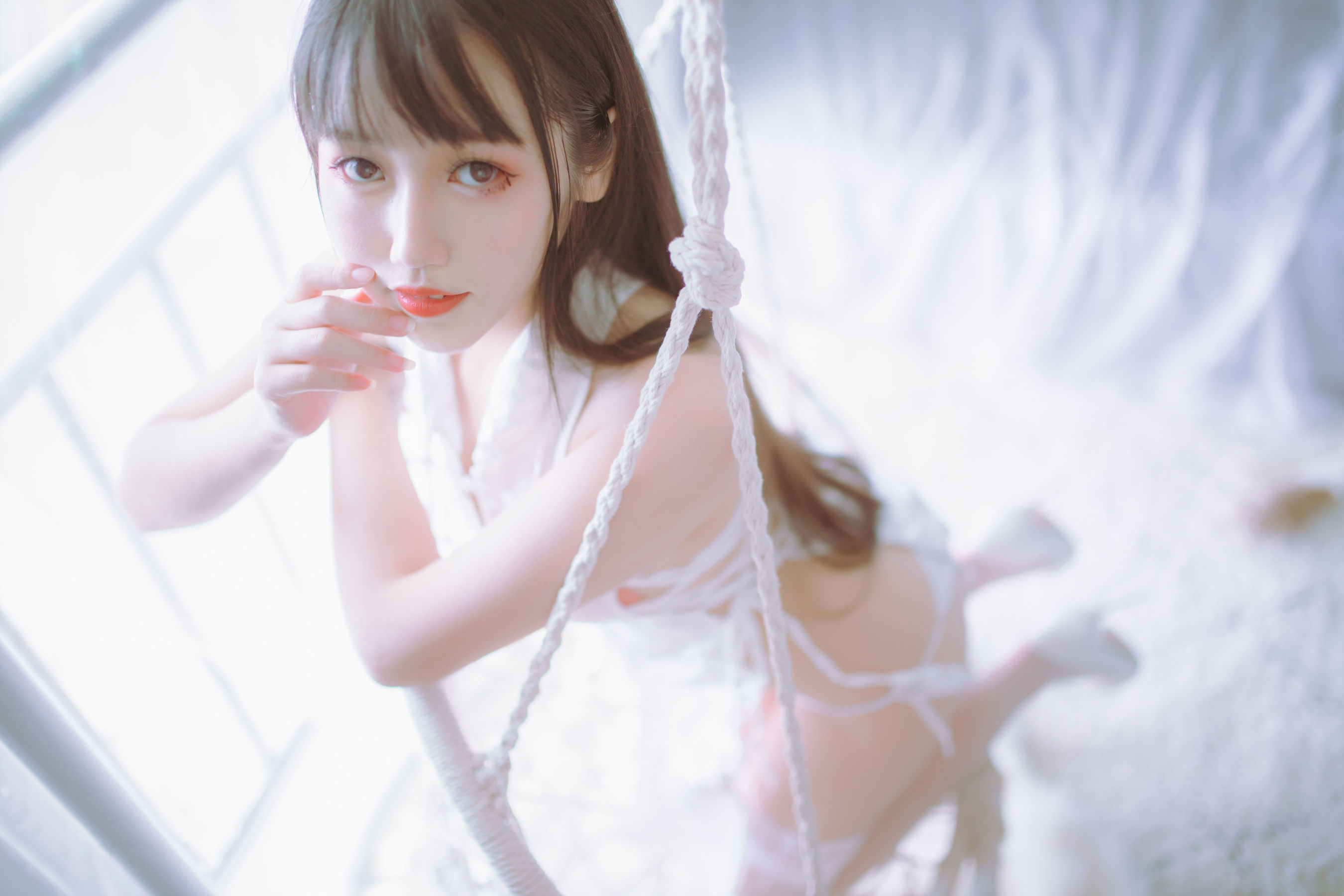 抖娘-利世图集 抖娘×不呆猫 黑白旗袍双子