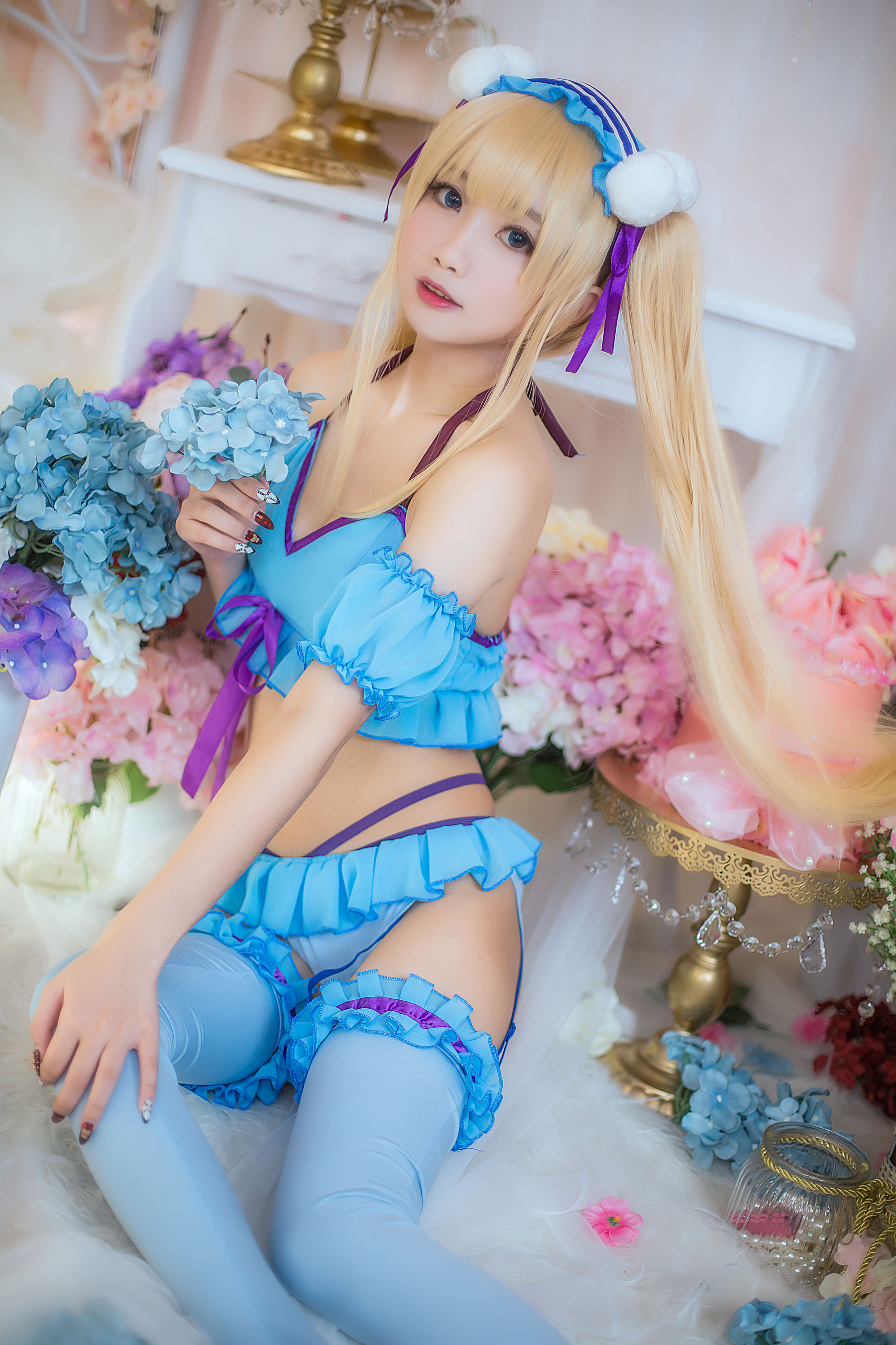 白嫩美少女鬼畜瑶 睡衣