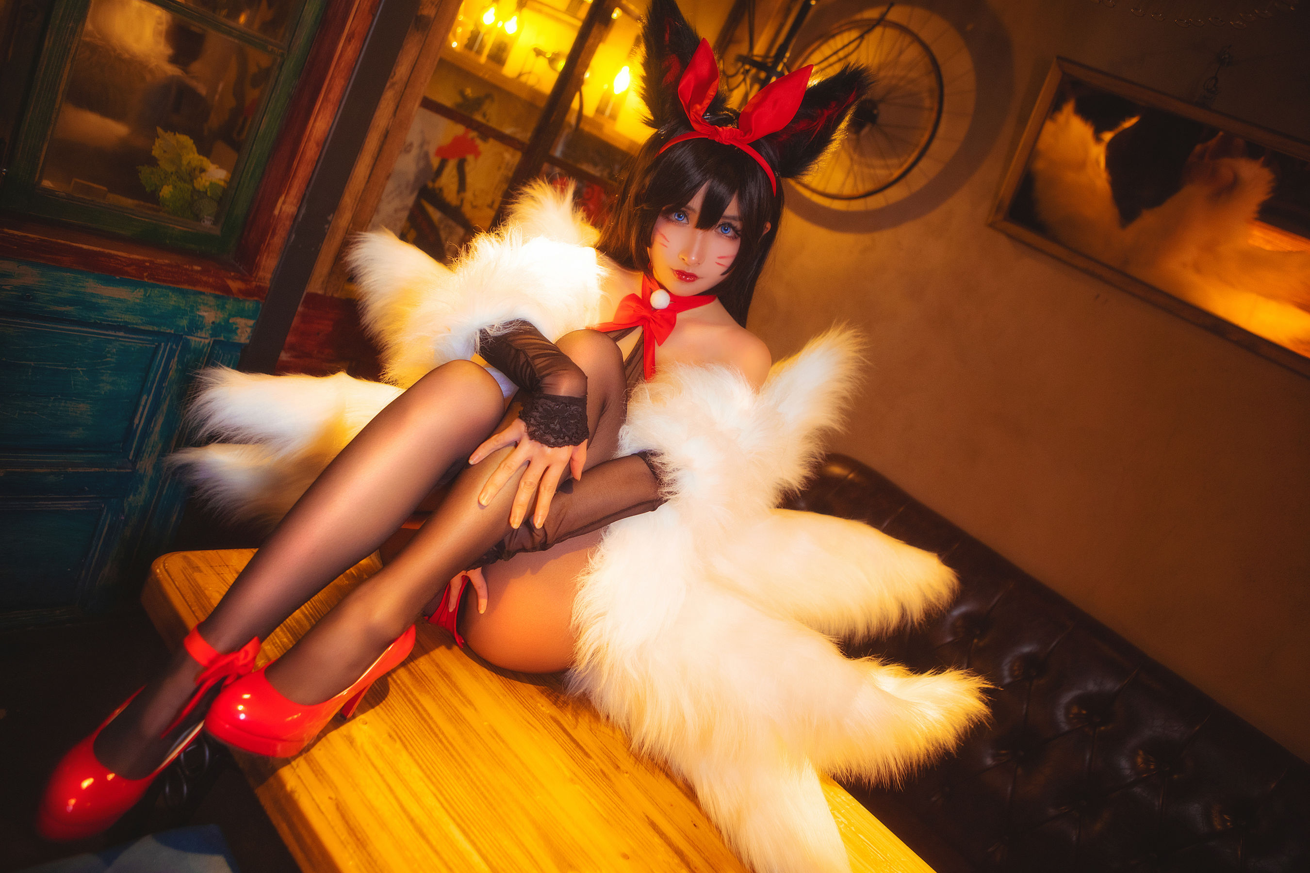 COS福利rioko凉凉子 兔女郎阿狸
