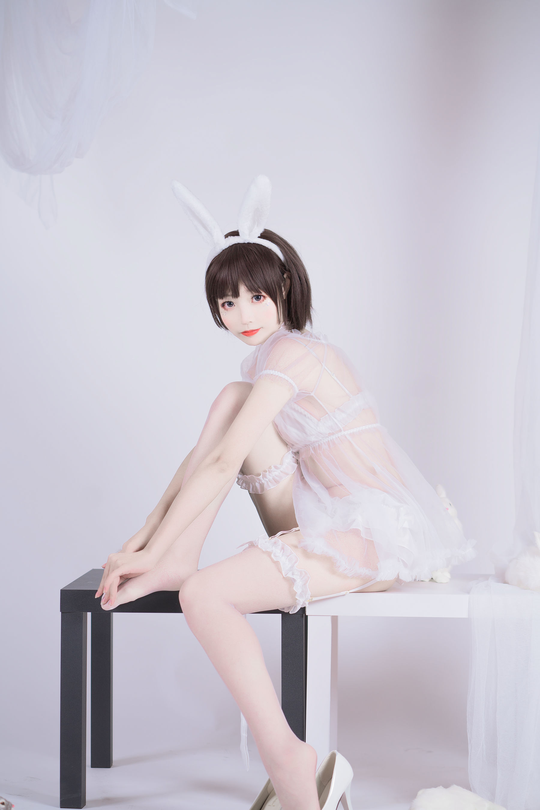 薄墨锦狐&三笑 黑白兔子私房百合