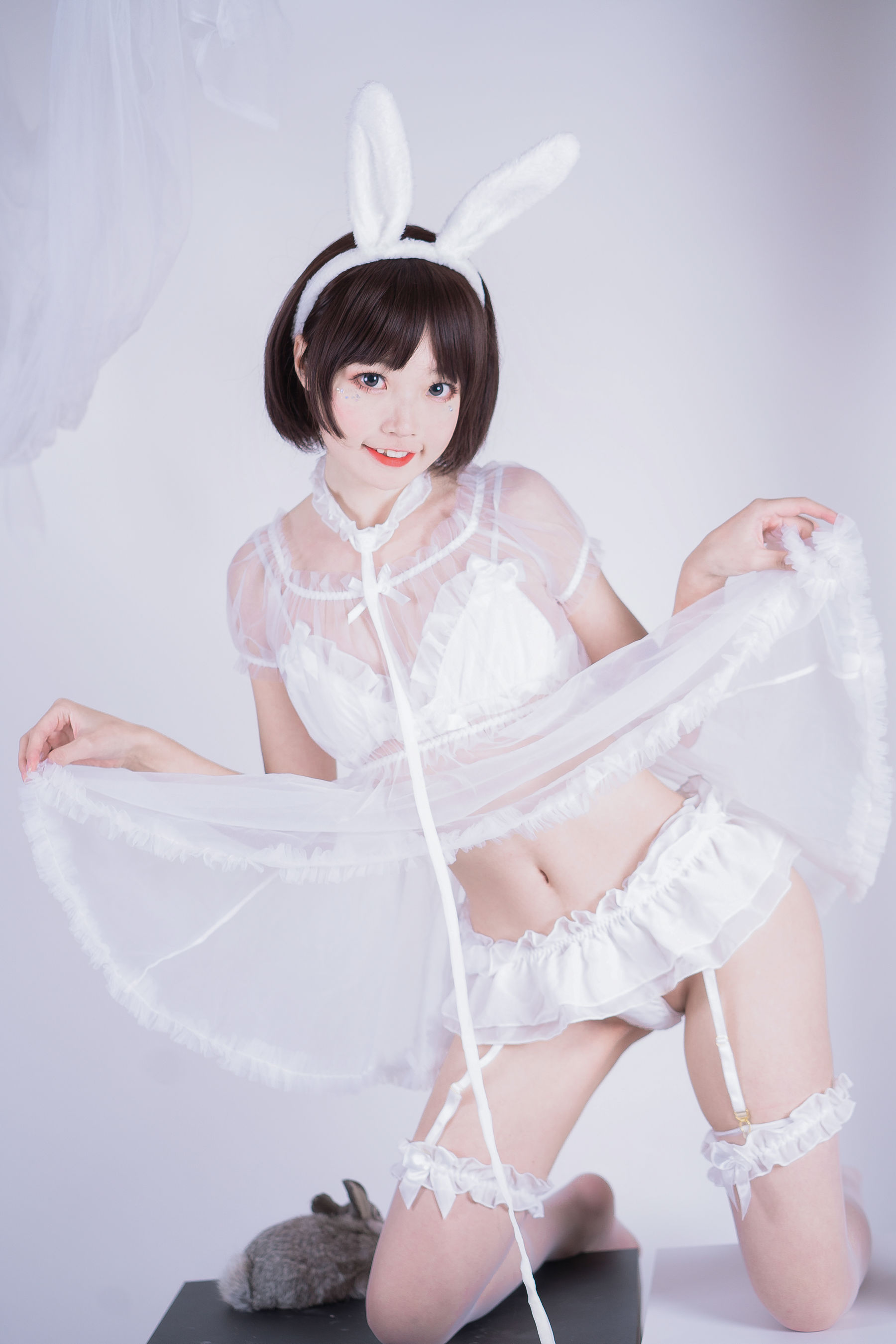 薄墨锦狐&三笑 黑白兔子私房百合