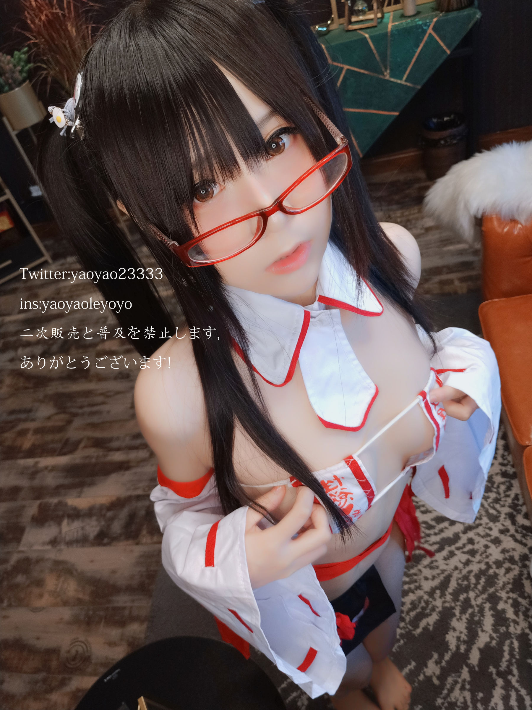 萌妹子Coser摇摇乐yoyo 巫女