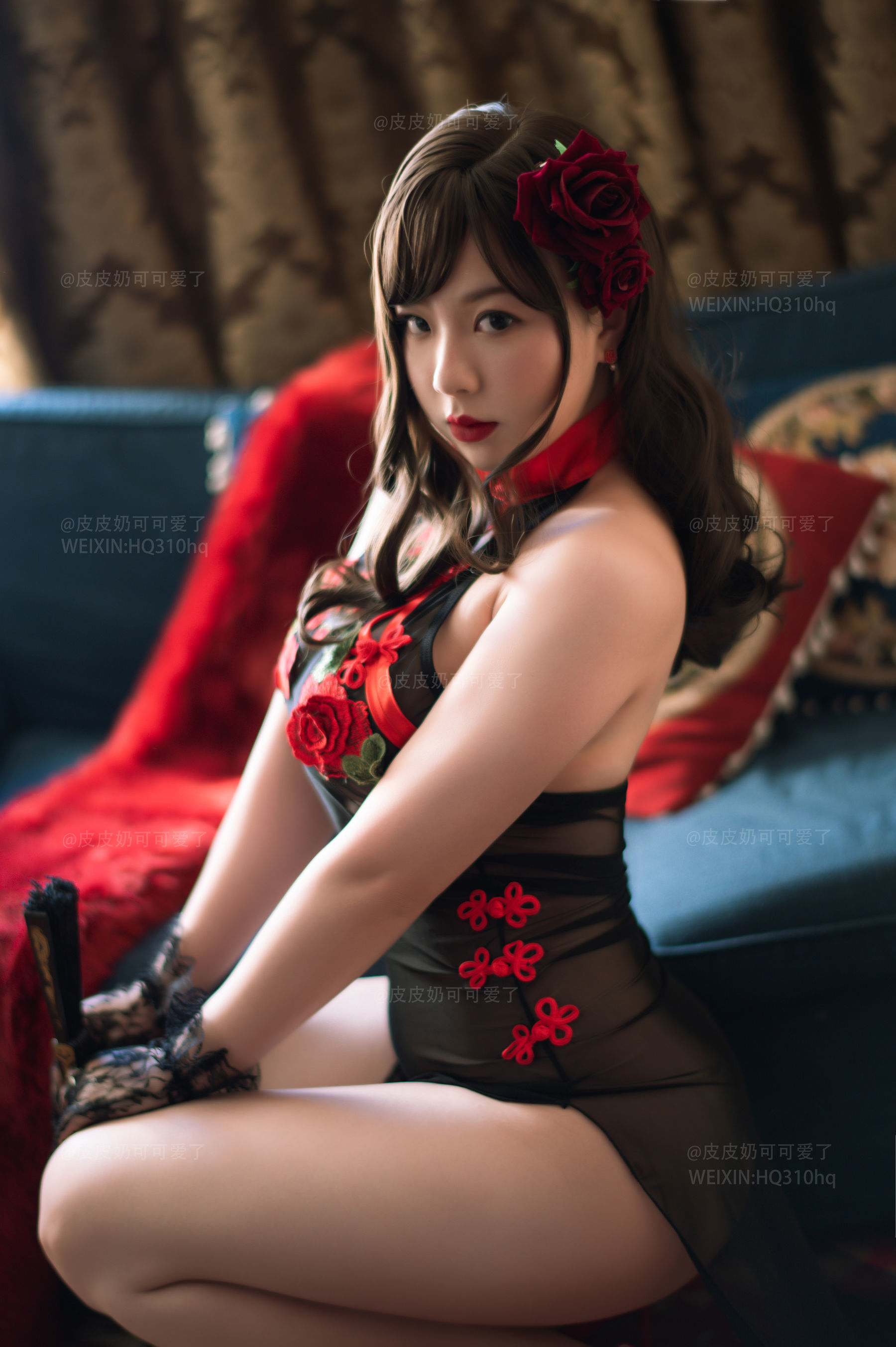 皮皮奶可可爱了啦 玫瑰