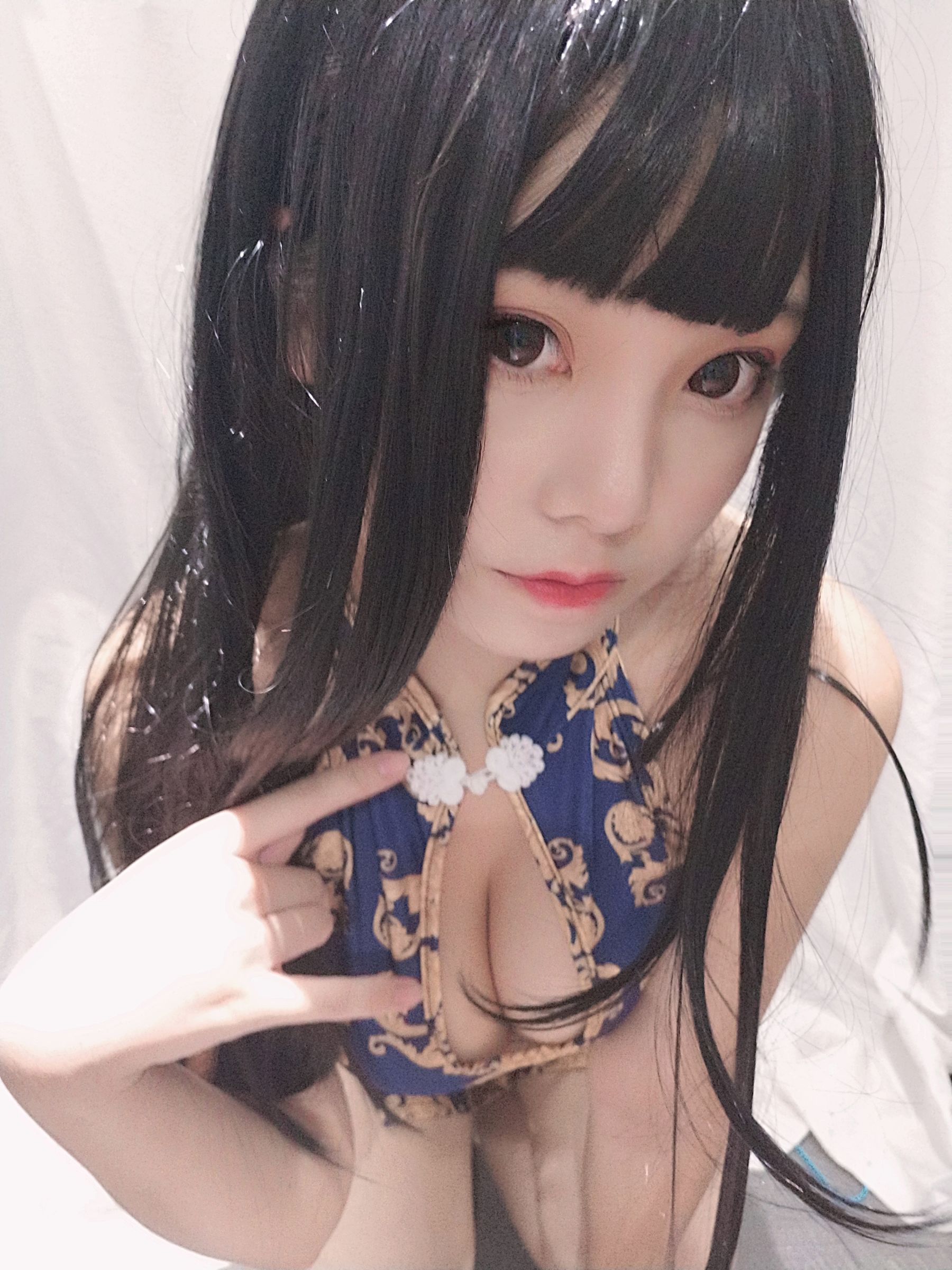 萌系小姐姐蜜汁猫裘 旗袍姐姐
