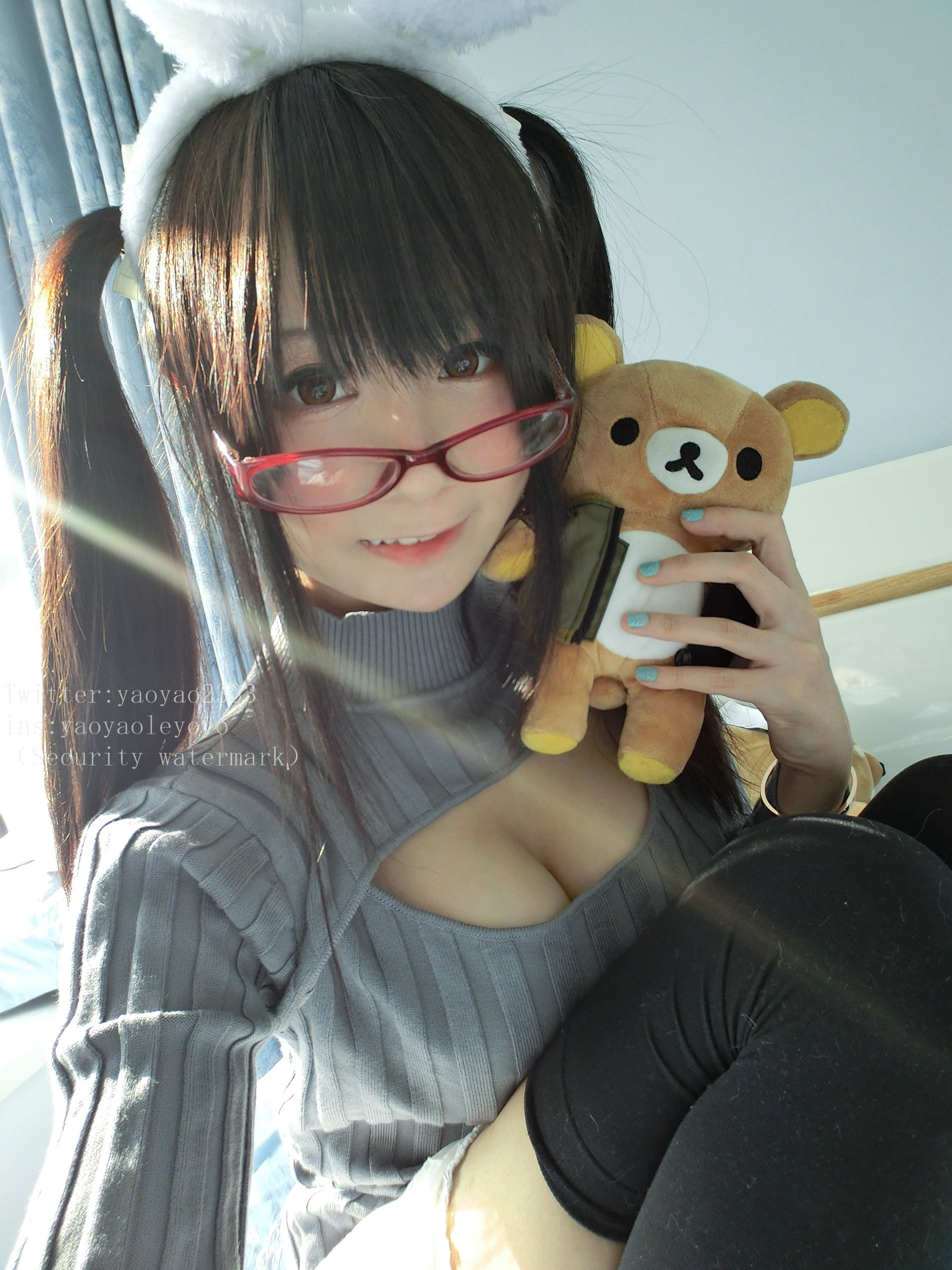 萌妹子Coser摇摇乐yoyo 黑丝美少女
