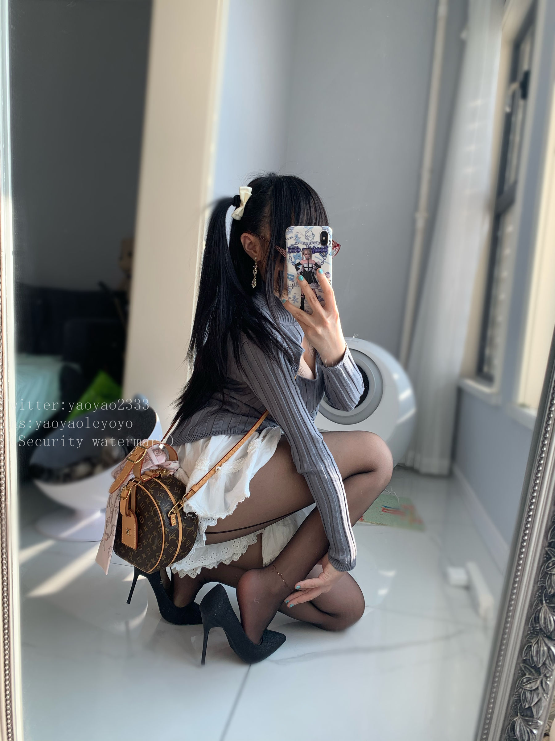 萌妹子Coser摇摇乐yoyo 黑丝美少女