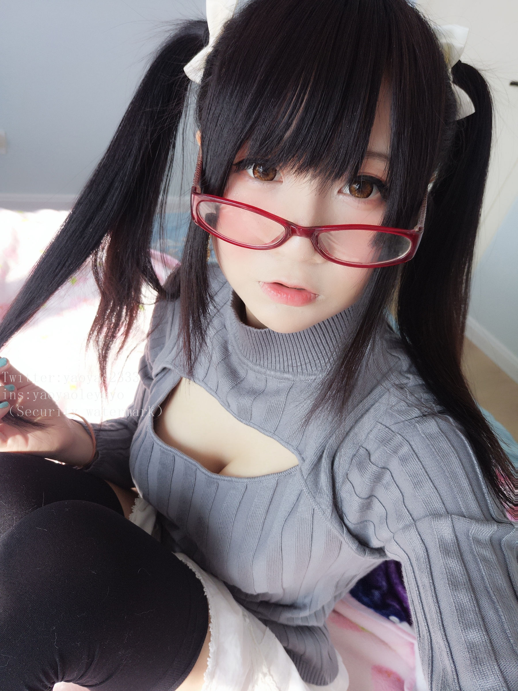 萌妹子Coser摇摇乐yoyo 黑丝美少女